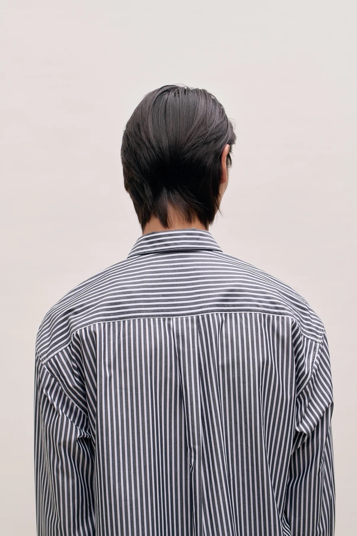 A Kind Of Guise - Telmen Shirt (Salt & Pepper Stripe)