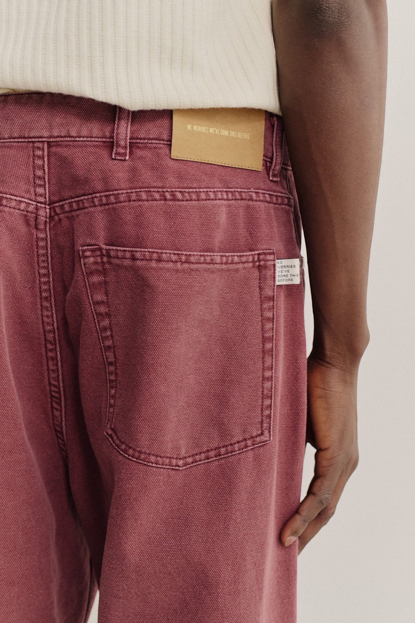 A Kind Of Guise Terek Jeans Dried Berry Denim | Jean Coton Bio Italien