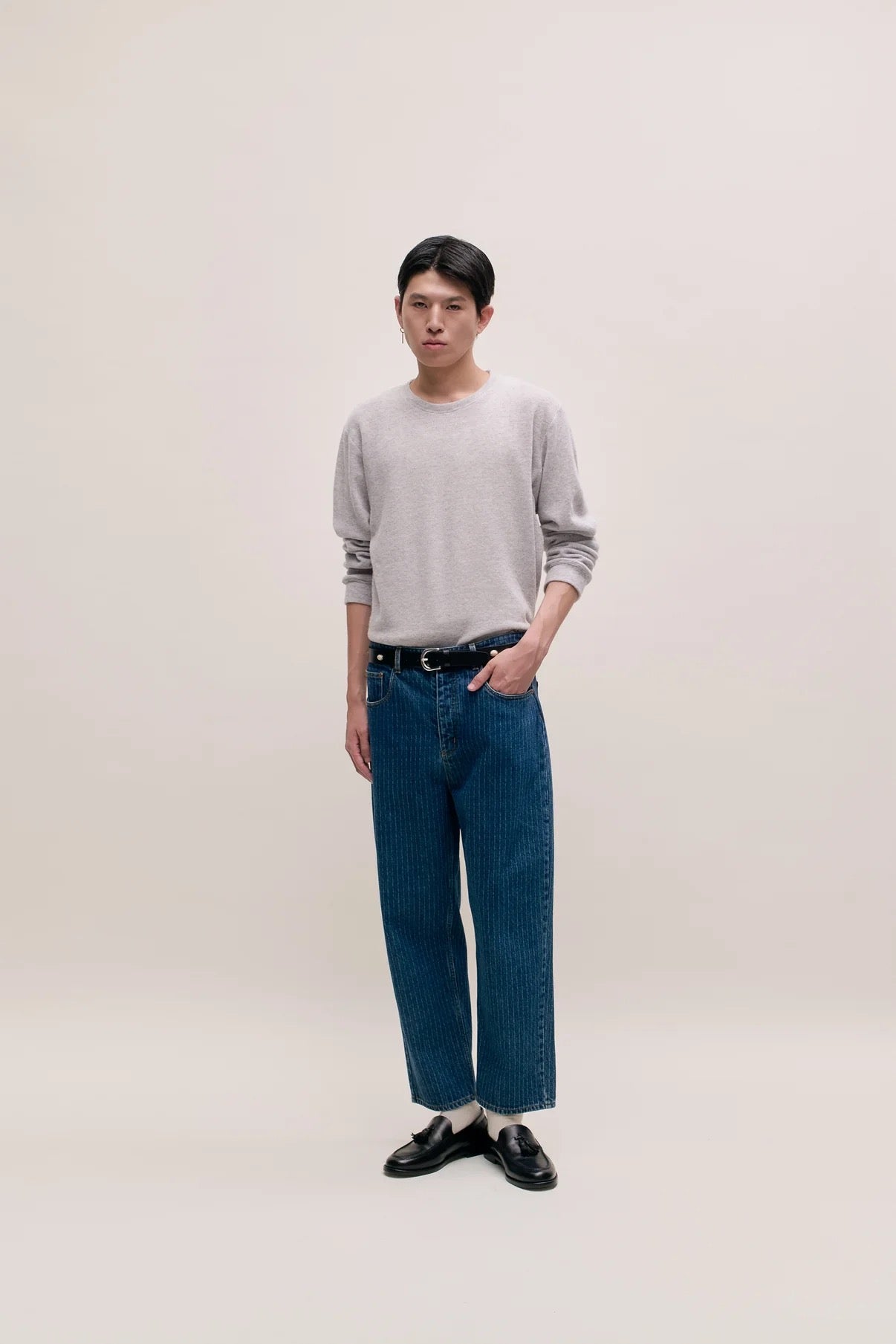 A Kind Of Guise - Terek Jeans (Ribbed Blue Denim)