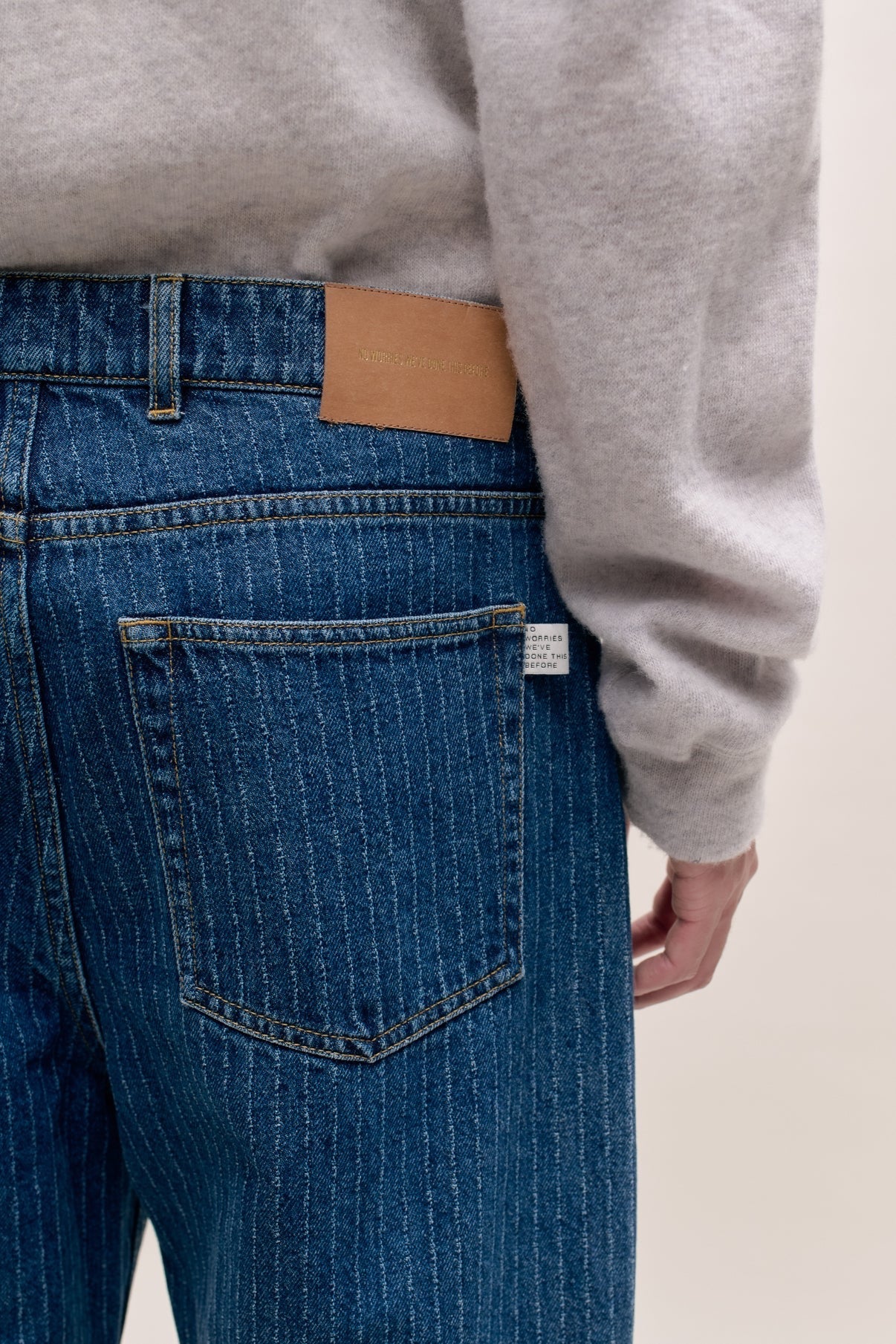 A Kind Of Guise - Terek Jeans (Ribbed Blue Denim)