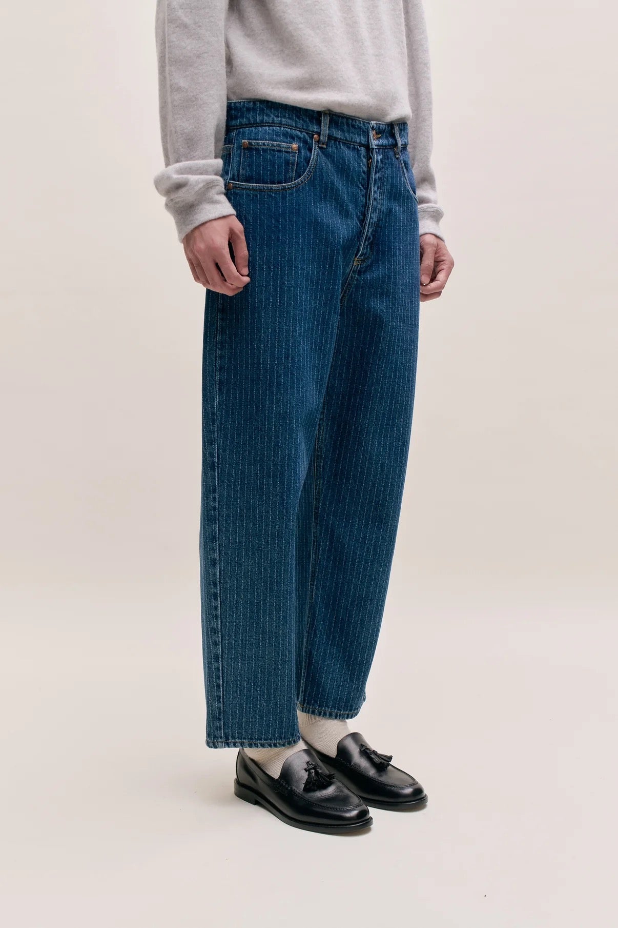 A Kind Of Guise - Terek Jeans (Ribbed Blue Denim)