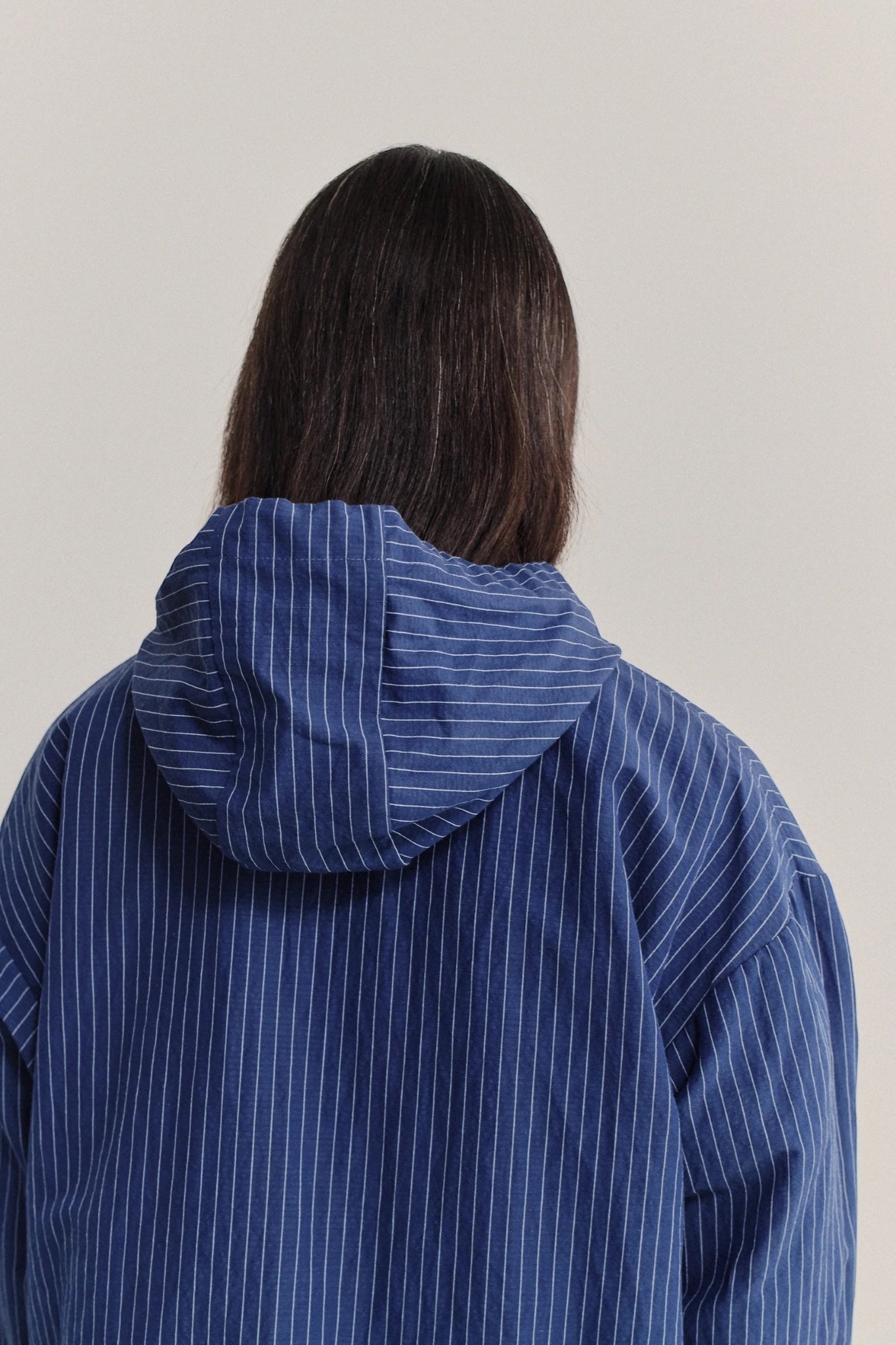 A Kind Of Guise Tsavo Jacket Ocean Stripe | Veste Seersucker Coton Lin