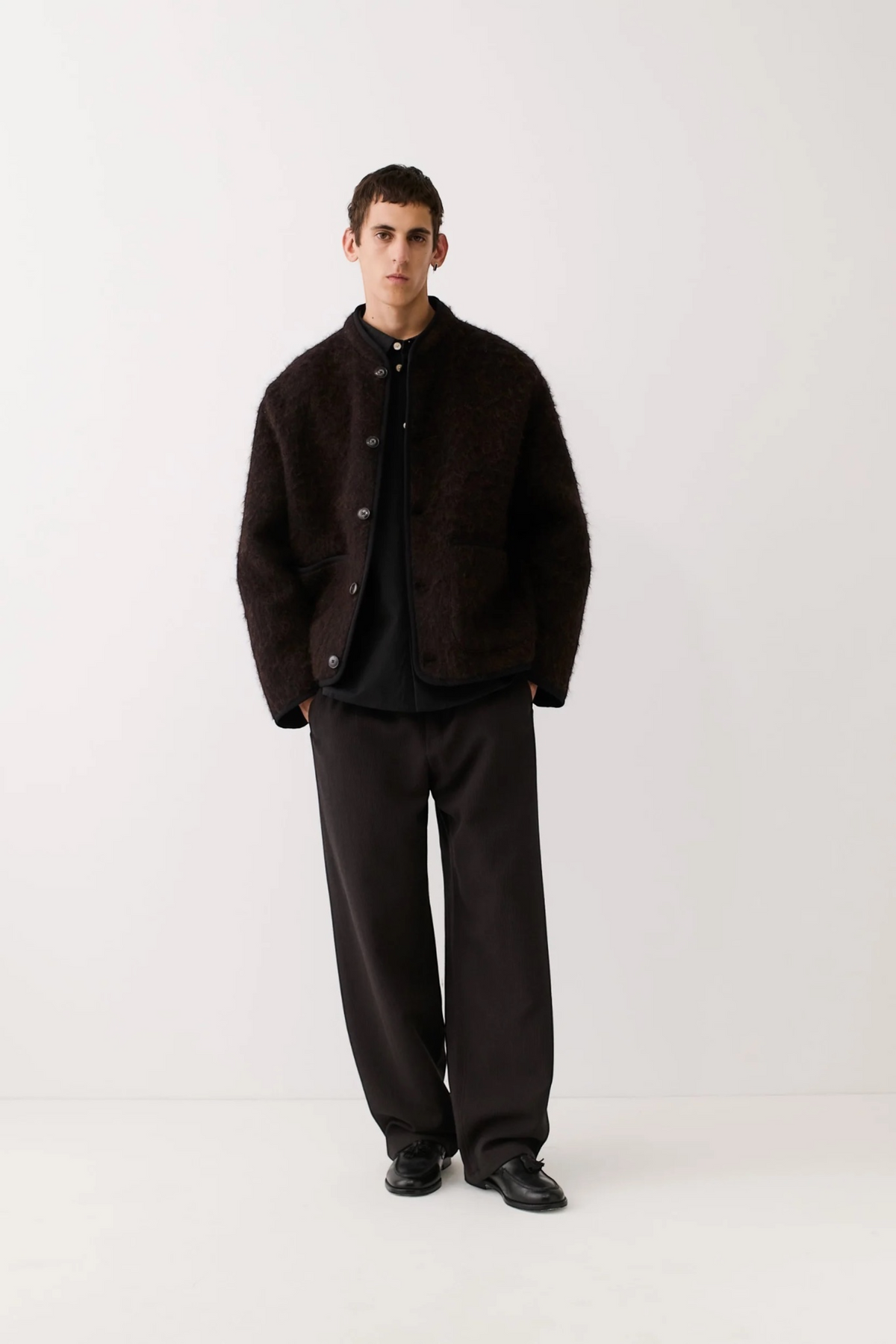 A KIND OF GUISE Yebra Jacket Brown Frills | Edgar Bdx