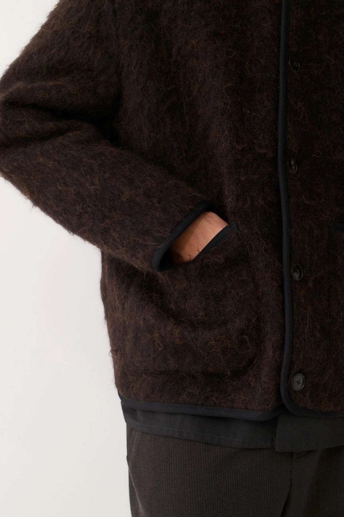 A KIND OF GUISE Yebra Jacket Brown Frills | Edgar Bdx