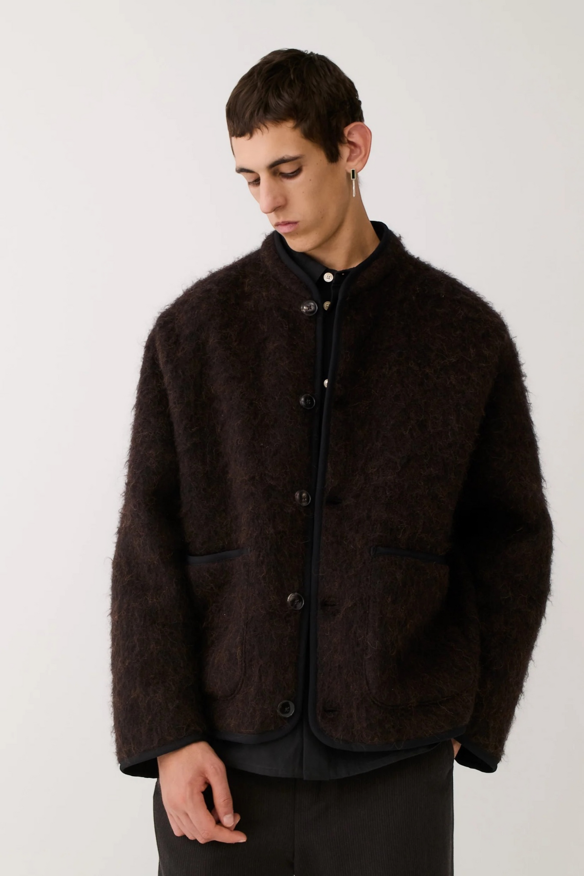 A KIND OF GUISE Yebra Jacket Brown Frills | Edgar Bdx