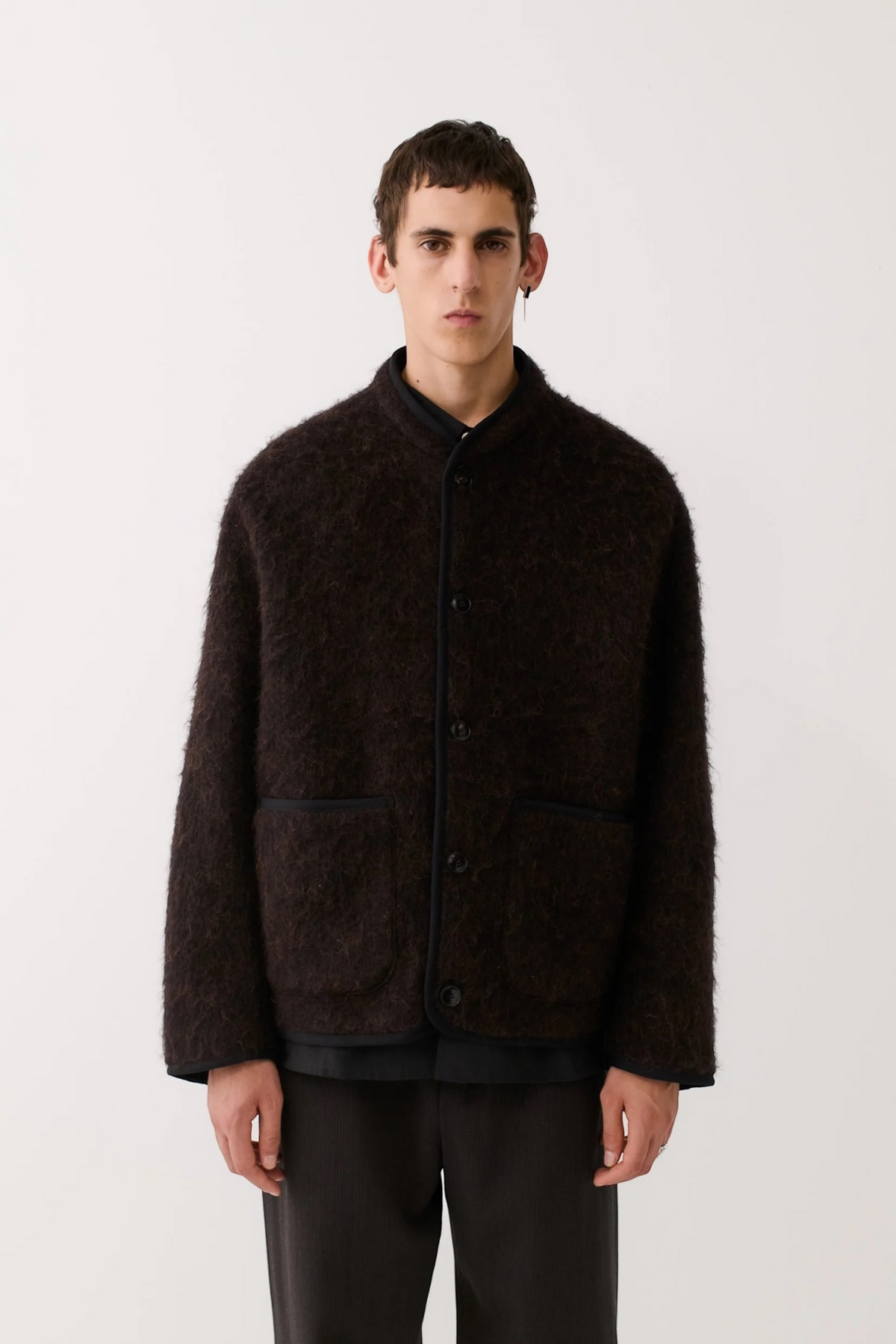 A KIND OF GUISE Yebra Jacket Brown Frills | Edgar Bdx