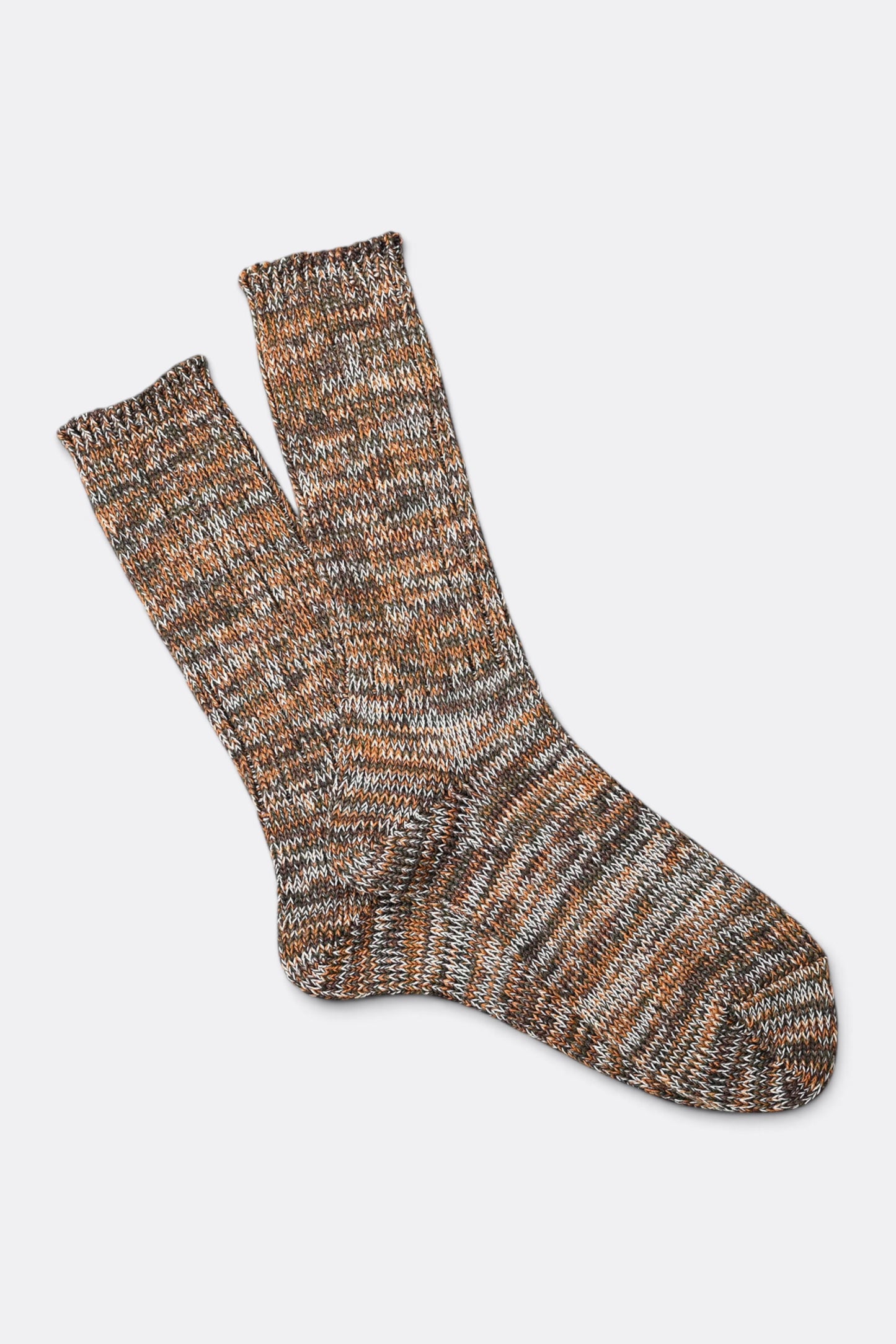 5 Color Mix Crew (Brown)