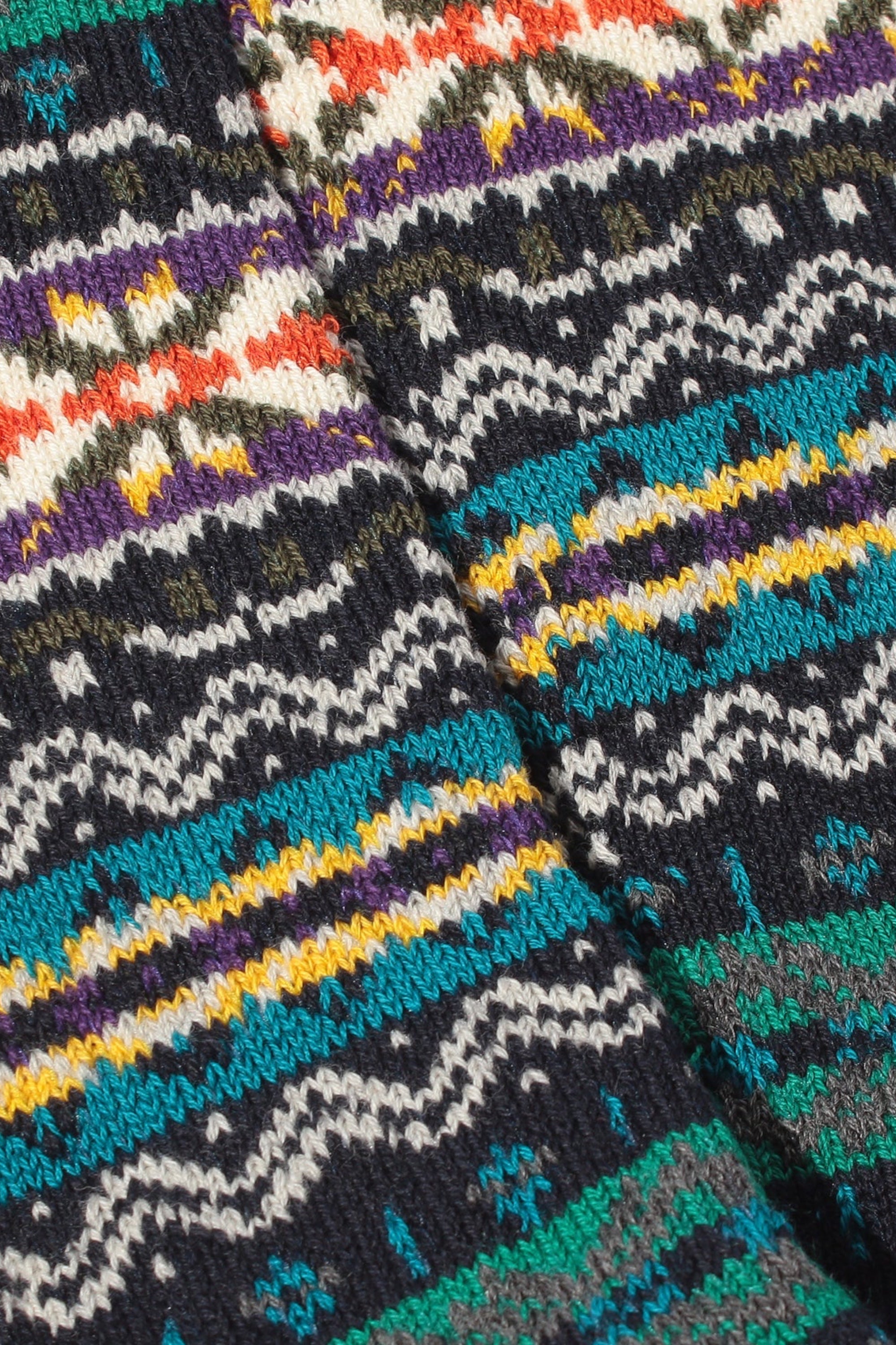 Anonymous Ism - Fairisle Crew Sock (Navy)