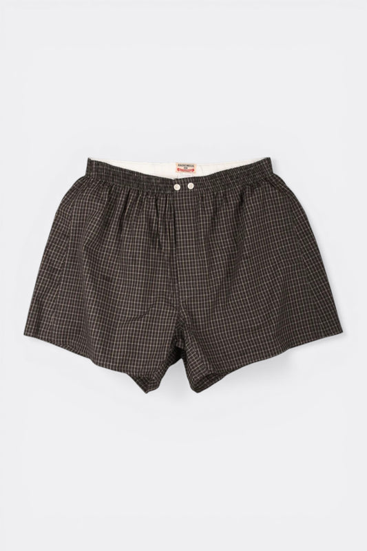 Anonymous Ism - OC Micro Plaid Boxer (Charcoal)