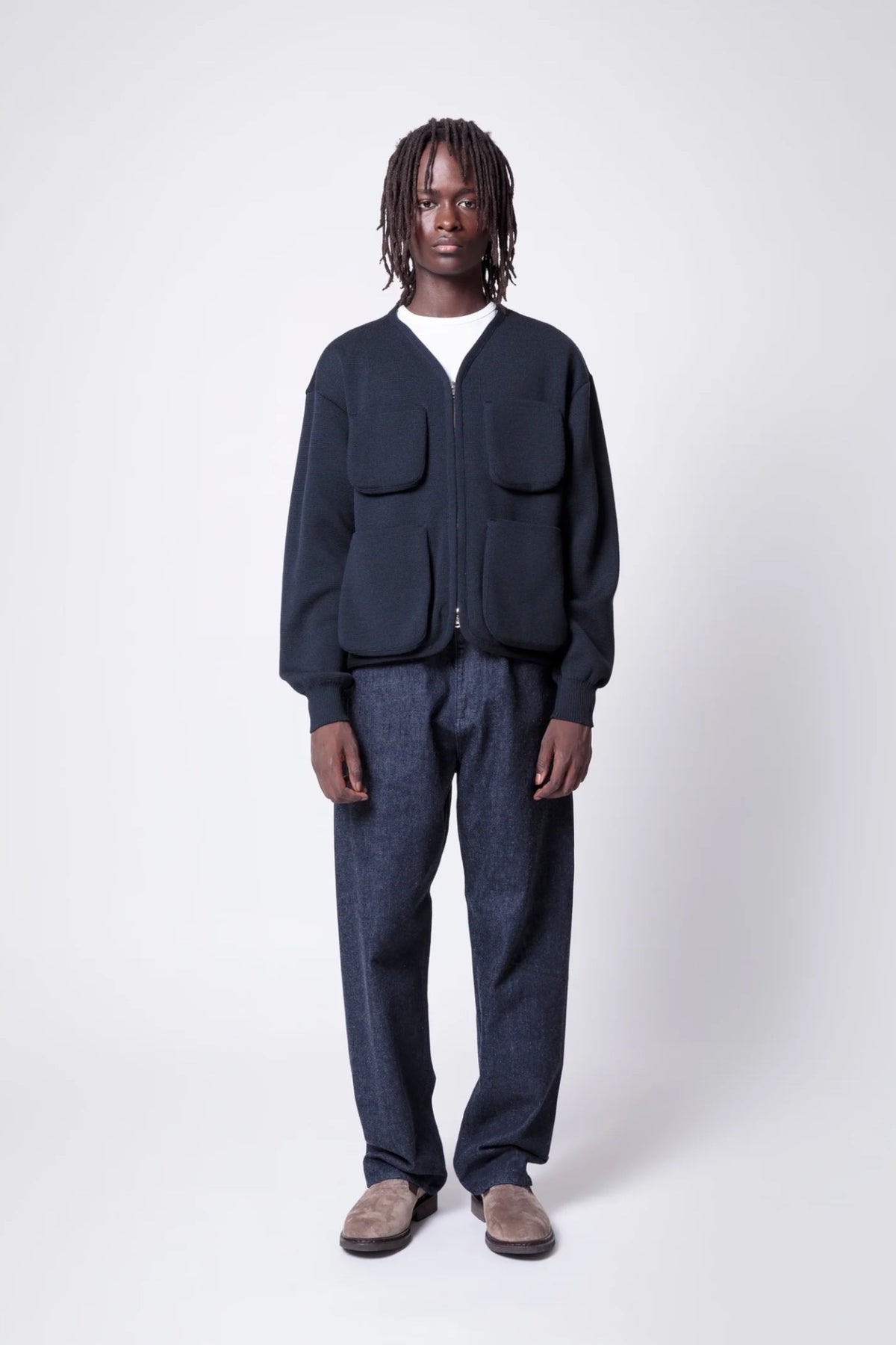 ARPENTEUR George Midnight | Gilet Laine Milano Utilitaire | Edgar Bdx