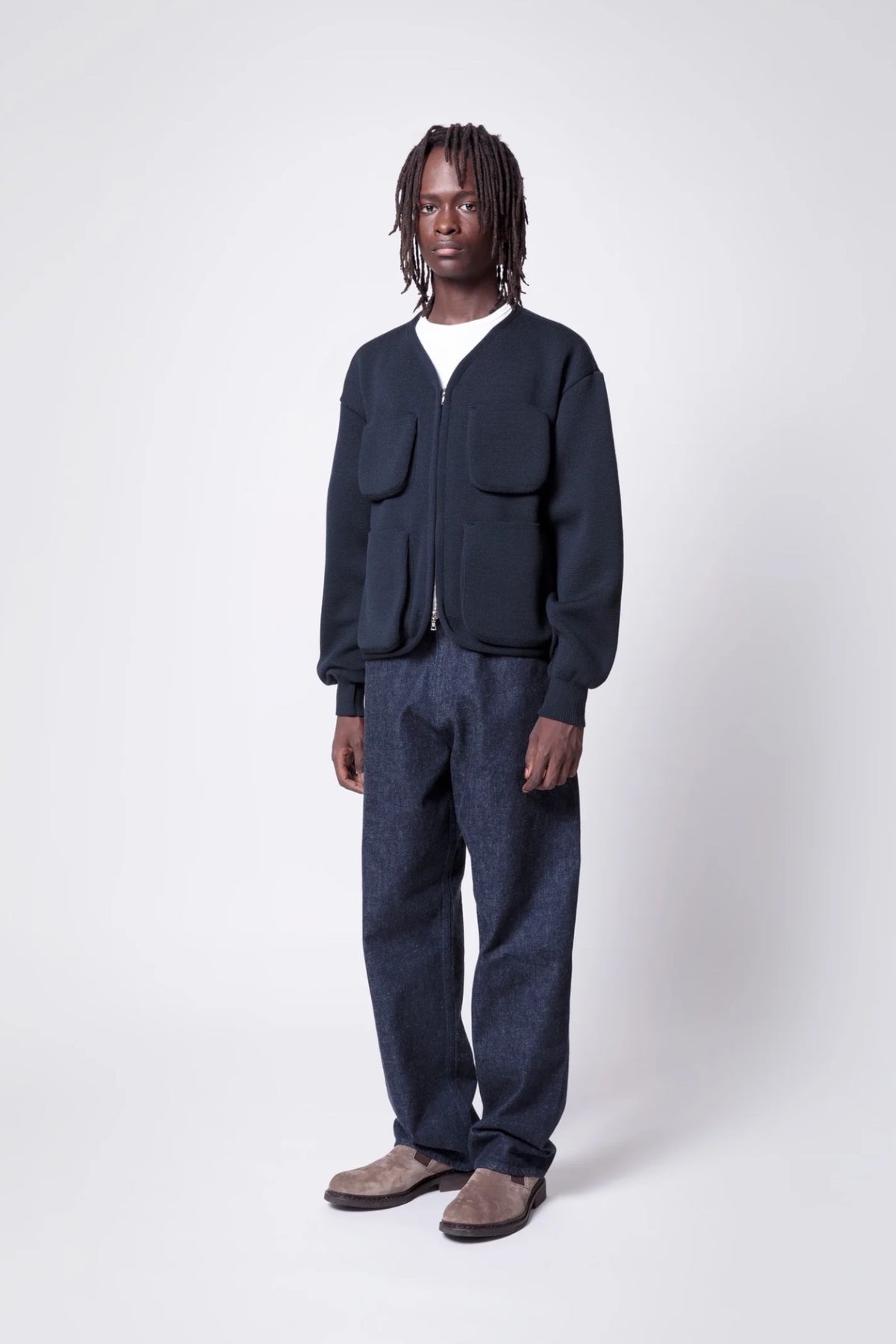ARPENTEUR George Midnight | Gilet Laine Milano Utilitaire | Edgar Bdx