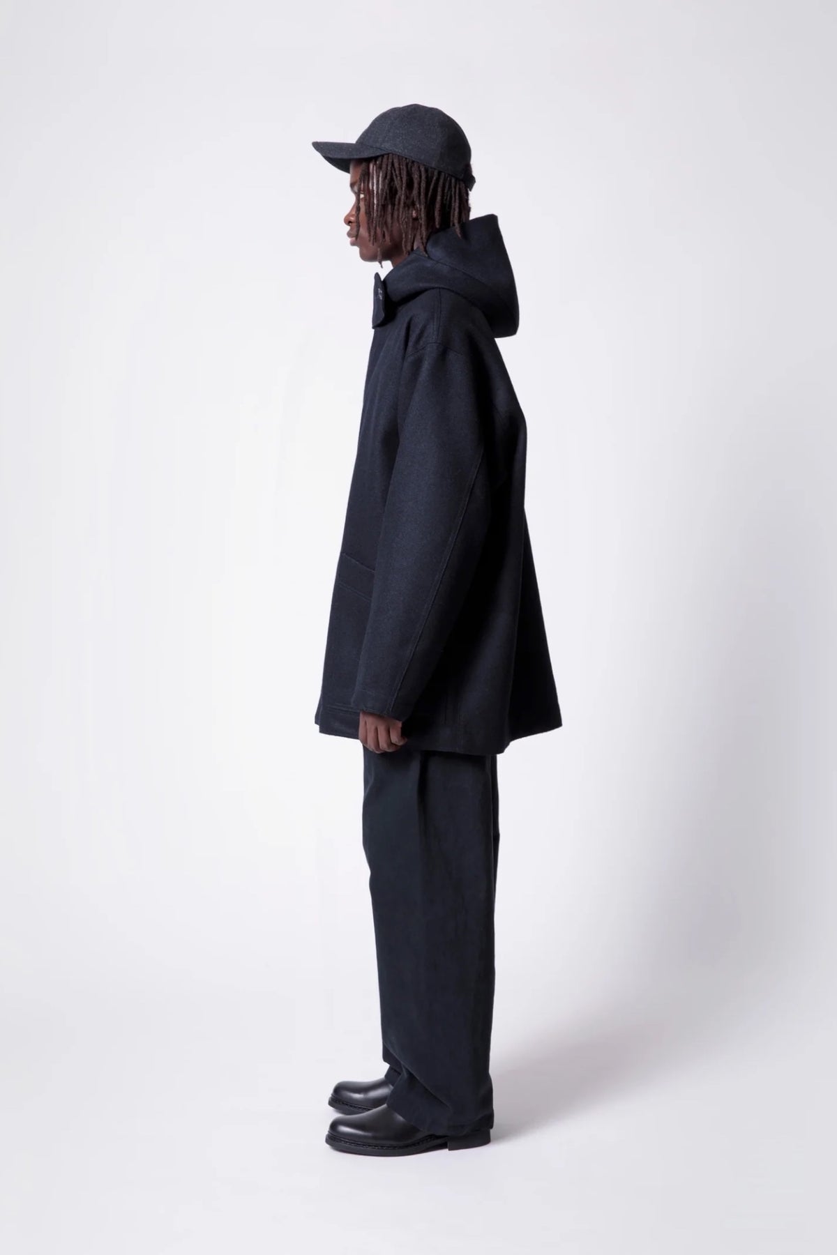 ARPENTEUR Kabig Midnight | Manteau Laine Melton Breton | Edgar Bdx