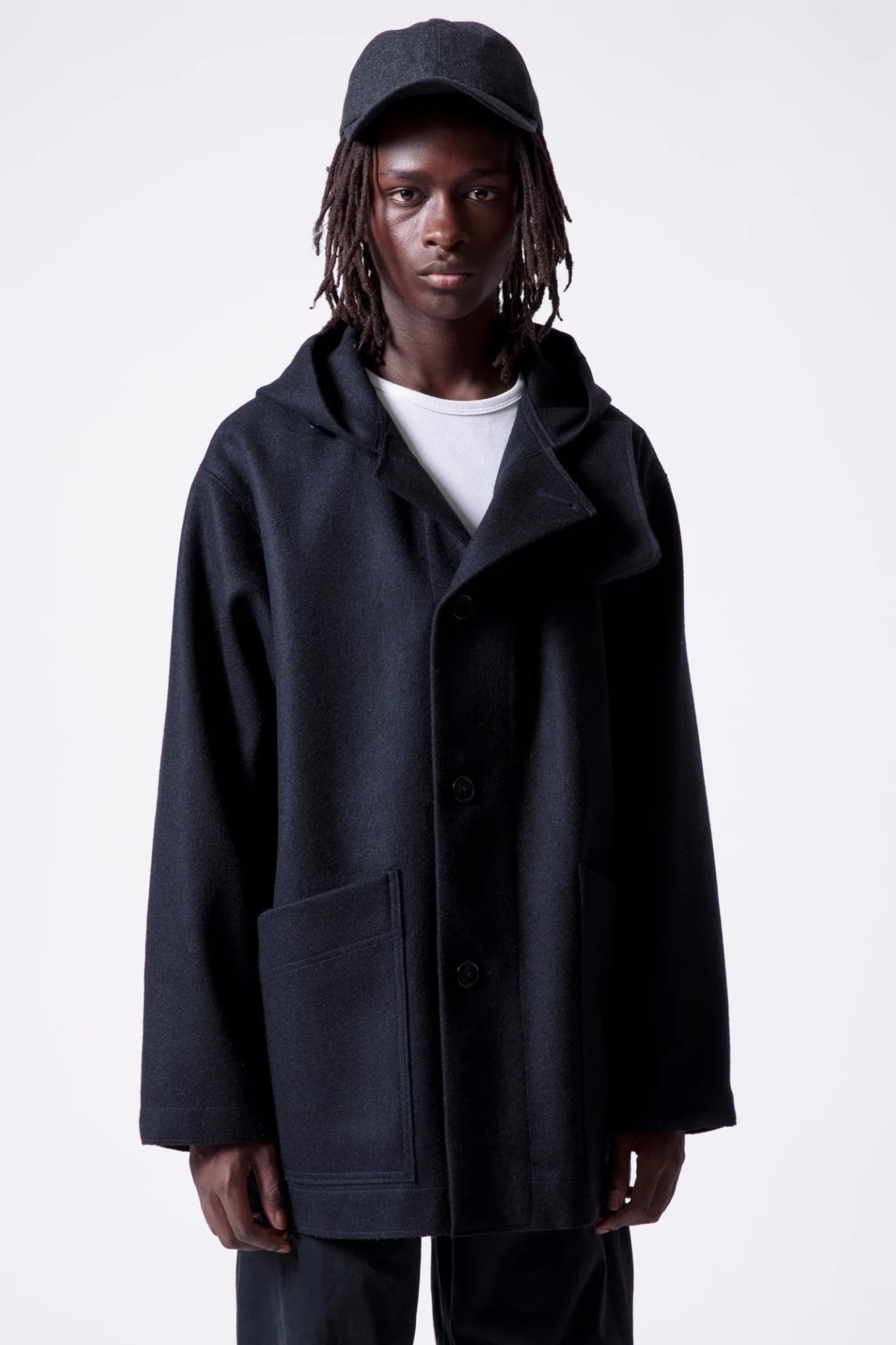 ARPENTEUR Kabig Midnight | Manteau Laine Melton Breton | Edgar Bdx
