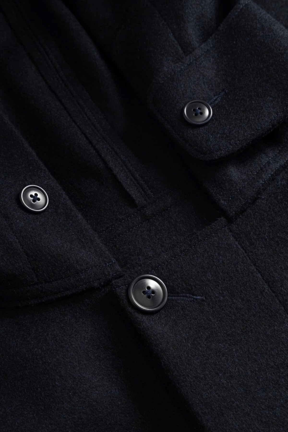 ARPENTEUR Kabig Midnight | Manteau Laine Melton Breton | Edgar Bdx