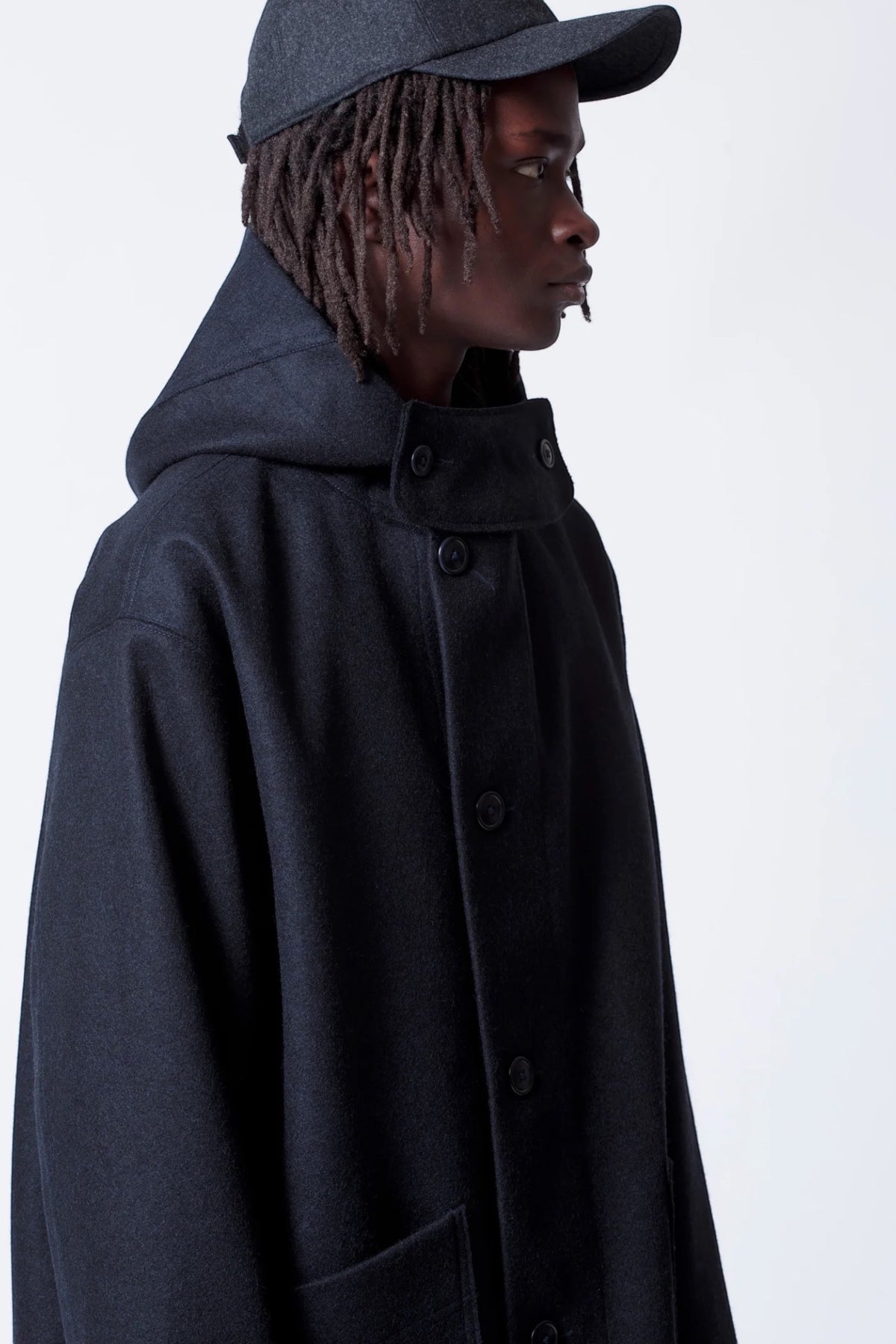 ARPENTEUR Kabig Midnight | Manteau Laine Melton Breton | Edgar Bdx