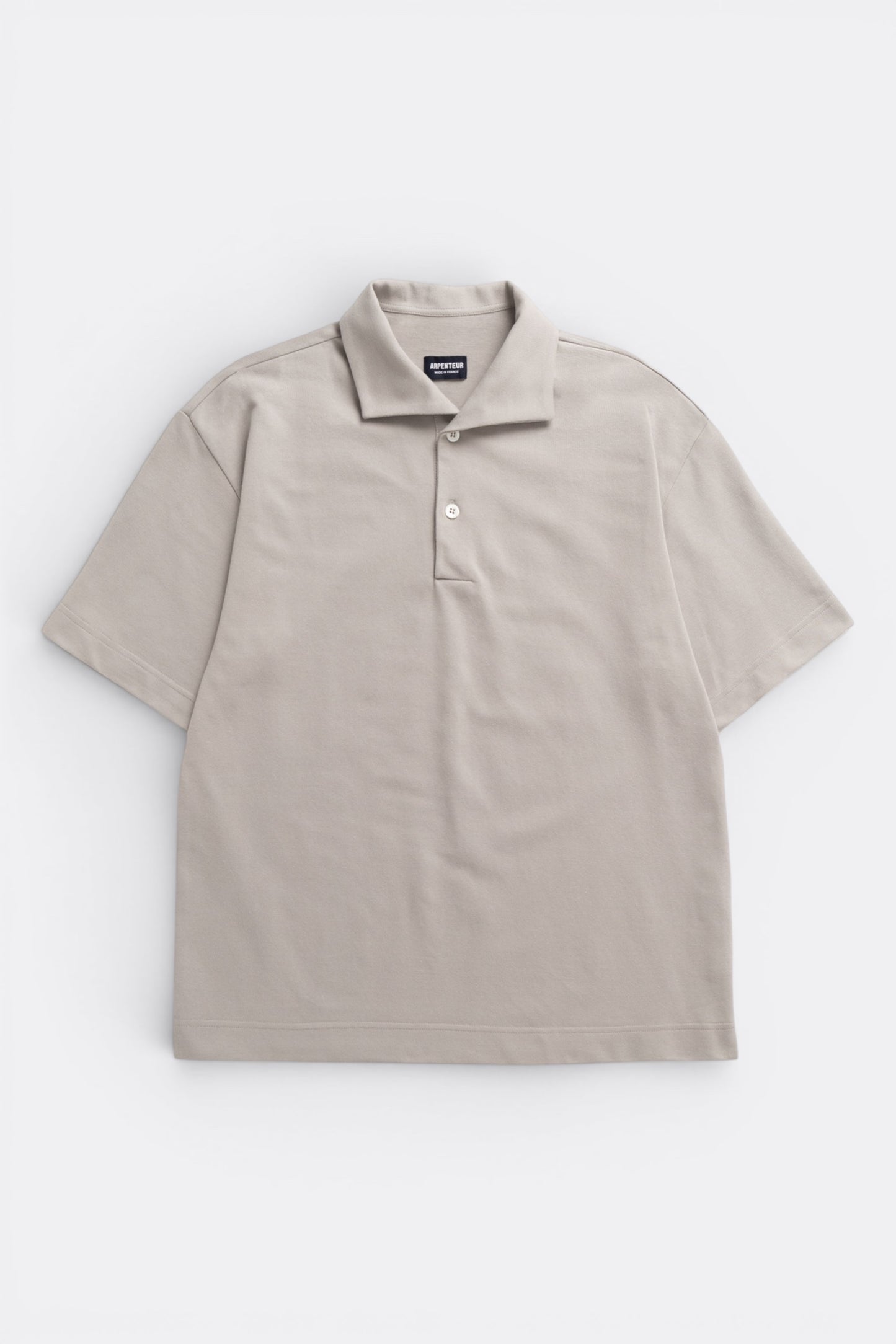 Arpenteur Polo Greige | Tricot Rachel Inspiration Navale Made in France | Edgar Bdx