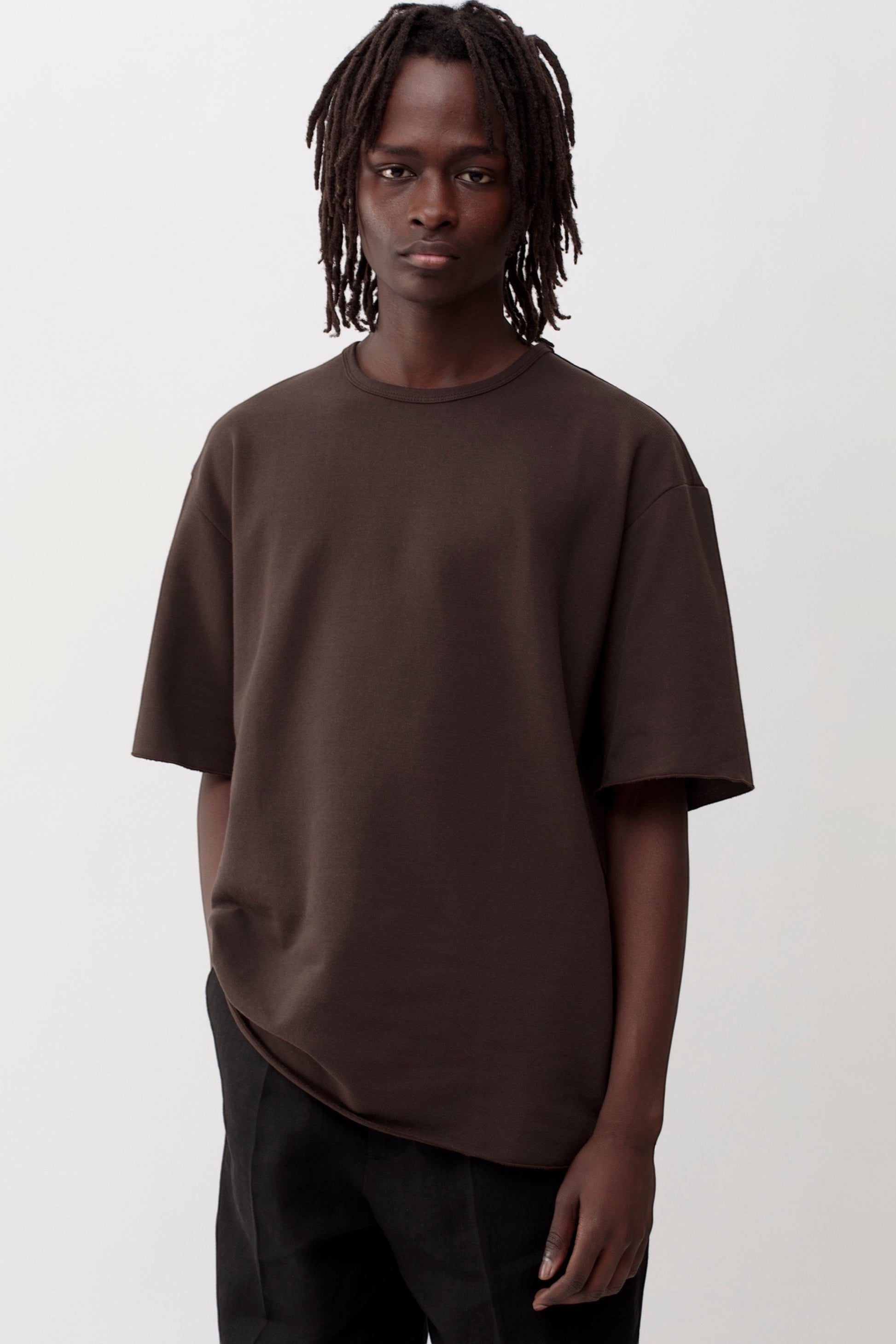 Arpenteur T-Shirt Pontus Brown | Tricot Rachel Made in France | Edgar Bdx