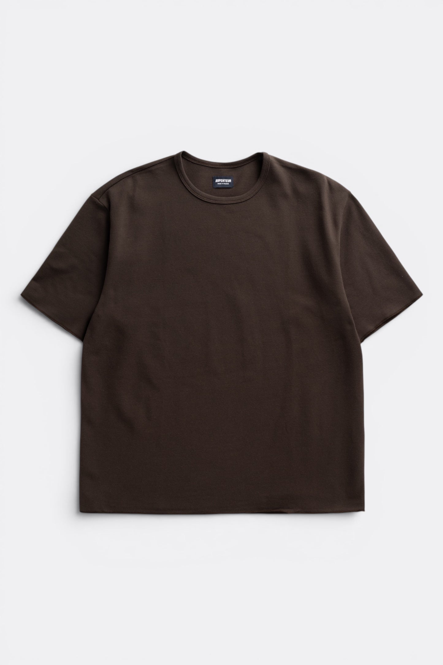 Arpenteur T-Shirt Pontus Brown | Tricot Rachel Made in France | Edgar Bdx