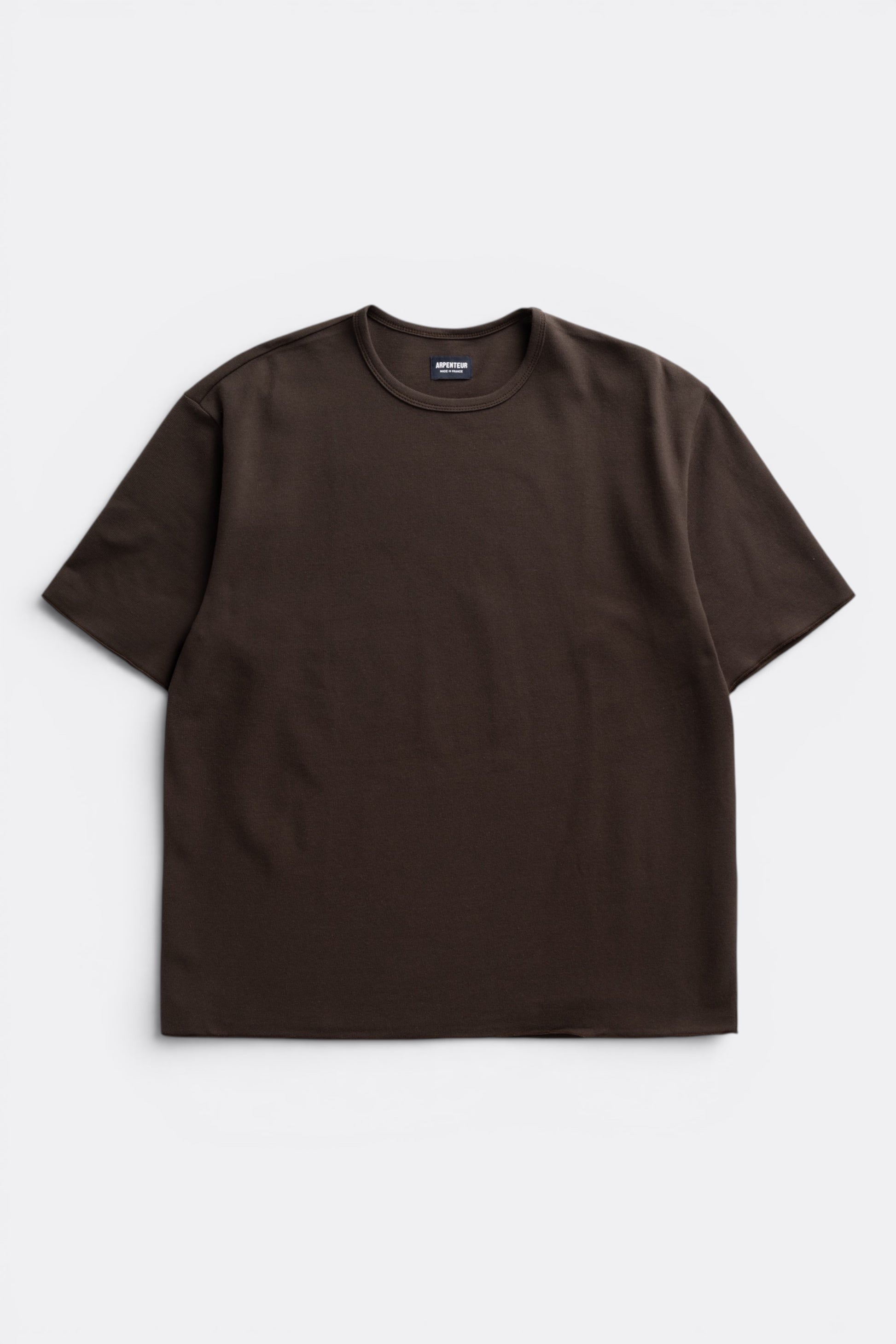 Arpenteur T-Shirt Pontus Brown | Tricot Rachel Made in France | Edgar Bdx