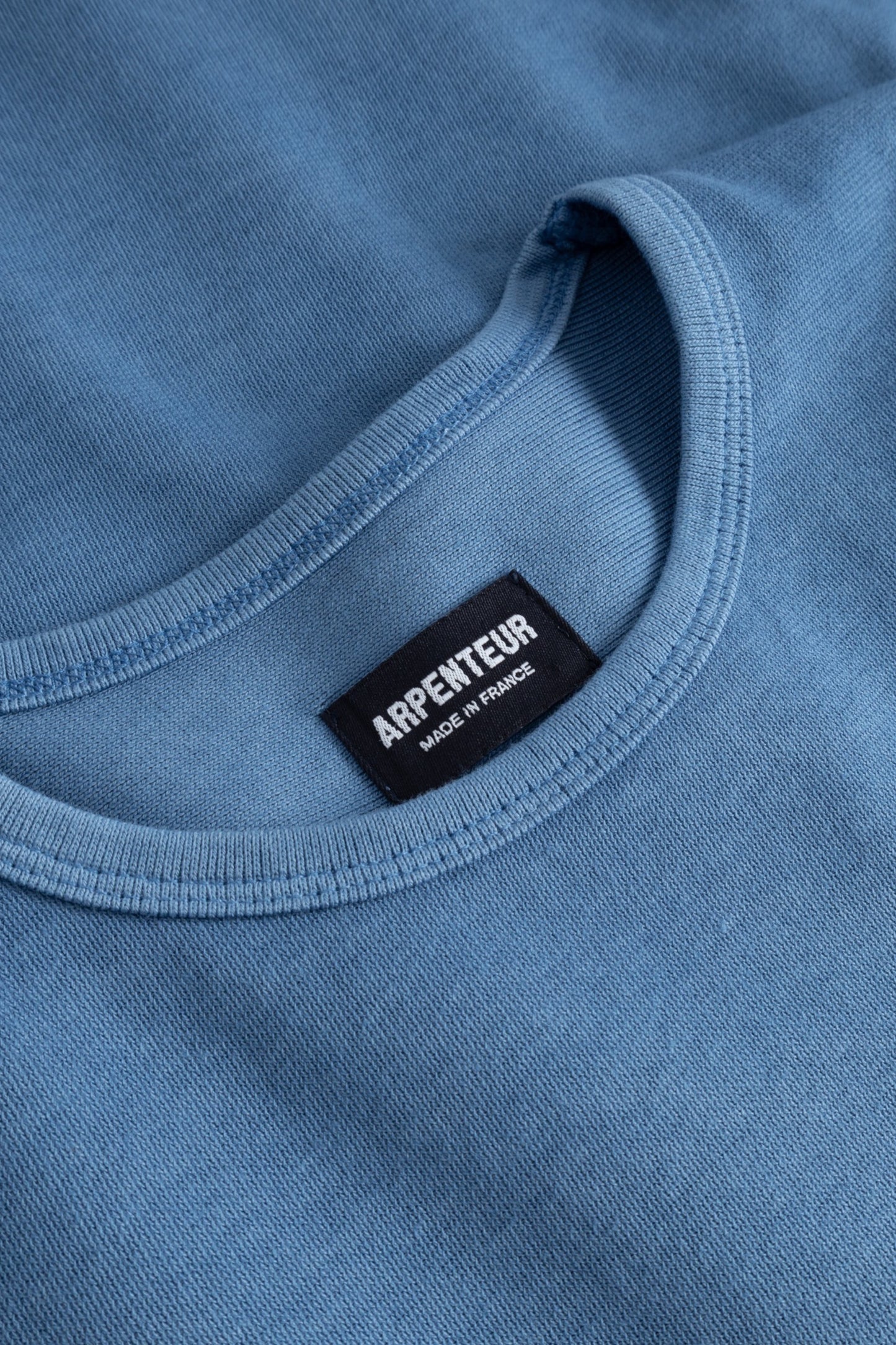Arpenteur T-Shirt Pontus Woad | Tricot Rachel Teinture Pastel Made in France | Edgar Bdx