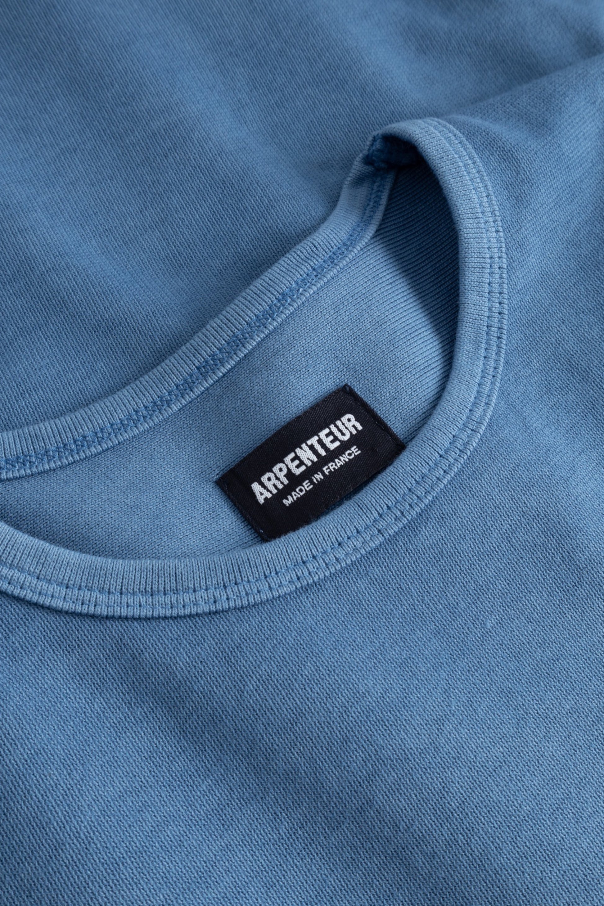 Arpenteur T-Shirt Pontus Woad | Tricot Rachel Teinture Pastel Made in France | Edgar Bdx