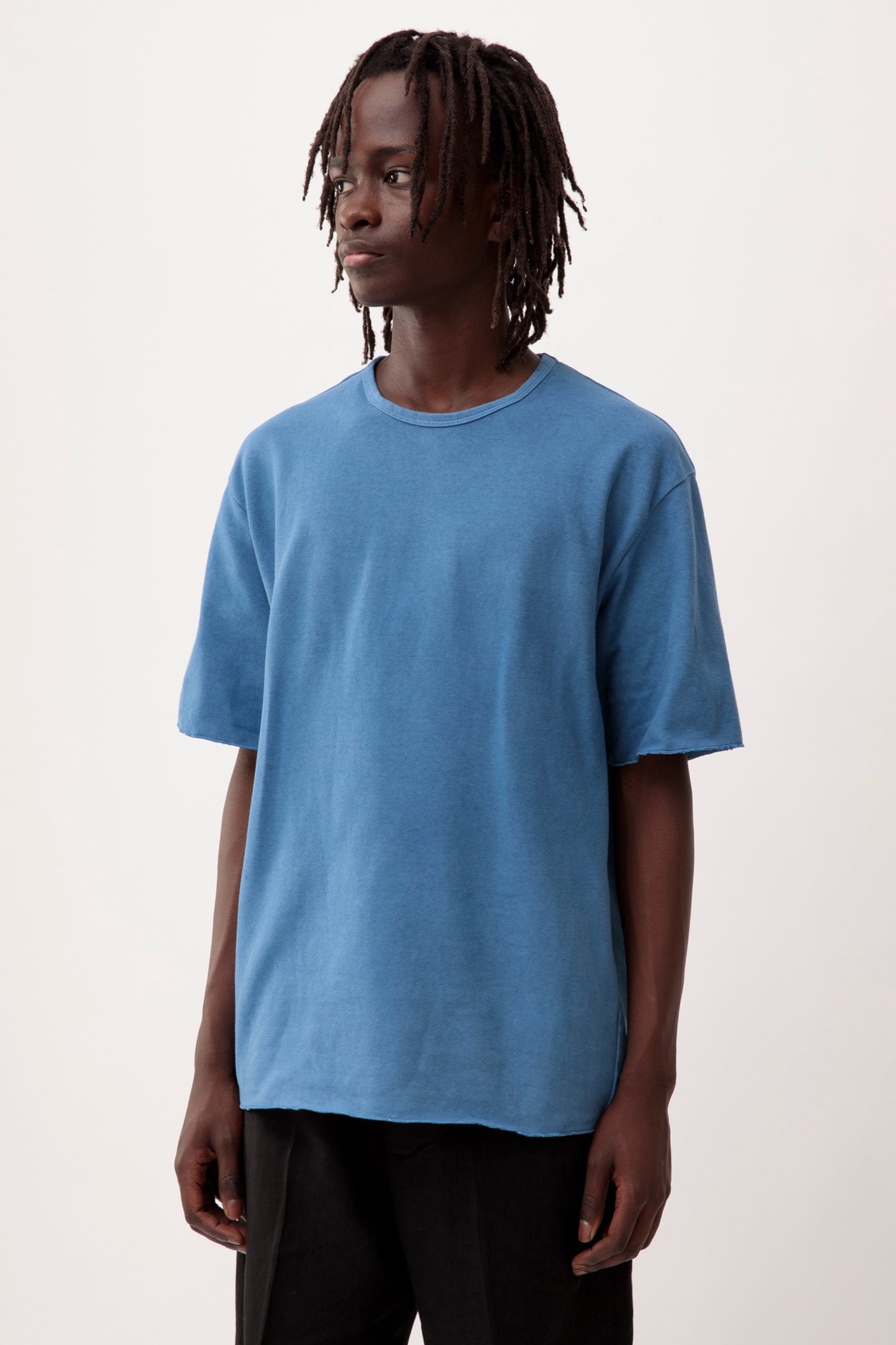 Arpenteur T-Shirt Pontus Woad | Tricot Rachel Teinture Pastel Made in France | Edgar Bdx