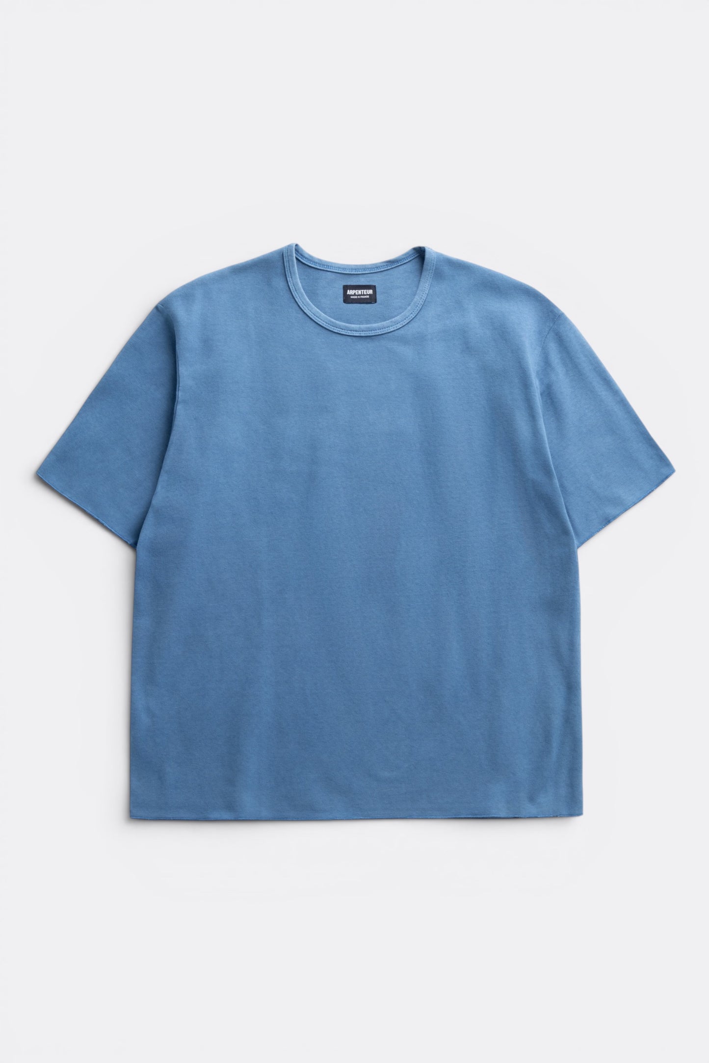 Arpenteur T-Shirt Pontus Woad | Tricot Rachel Teinture Pastel Made in France | Edgar Bdx