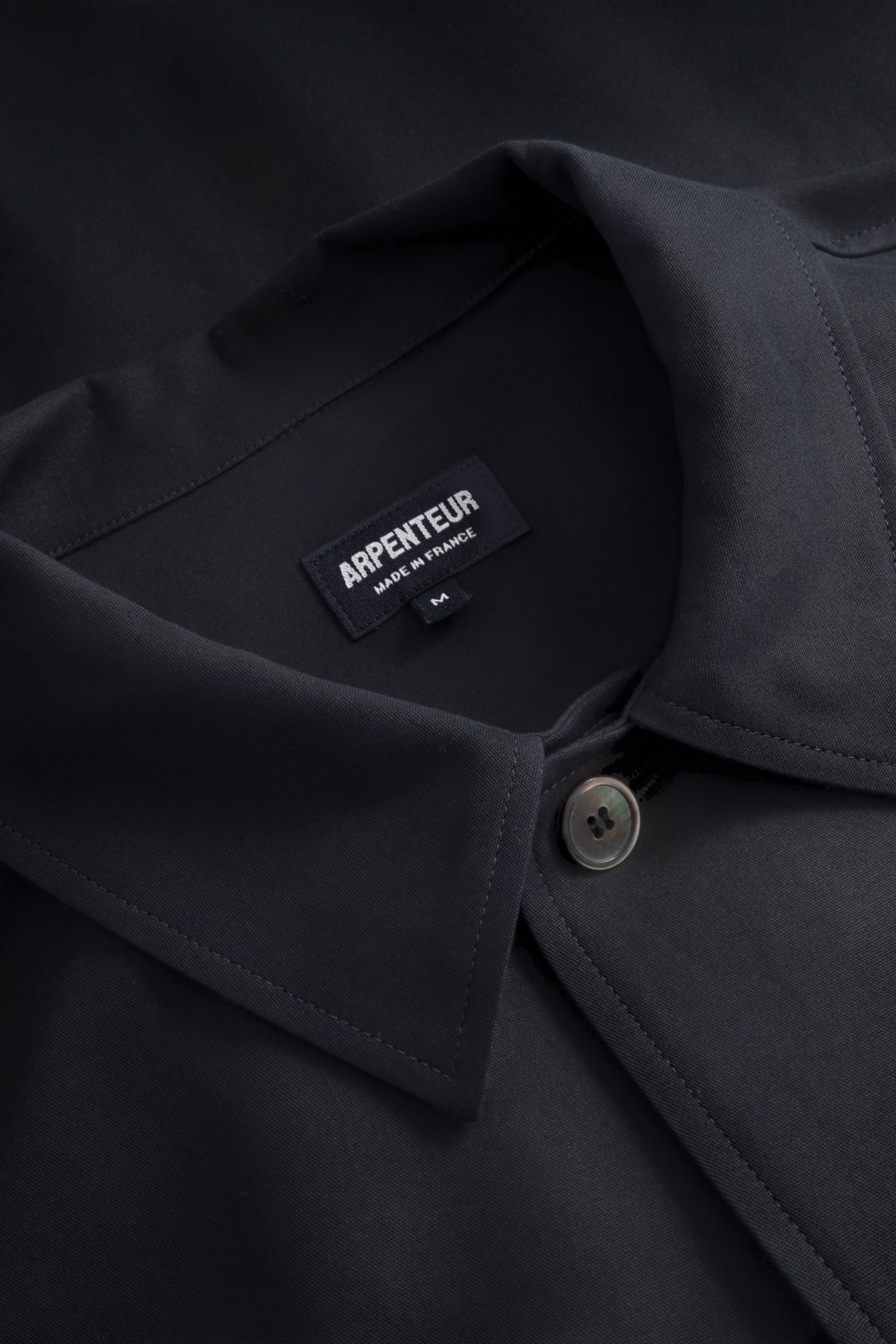 Arpenteur Veste Repos J Midnight | Double Cloth Coton Made in France | Edgar Bdx