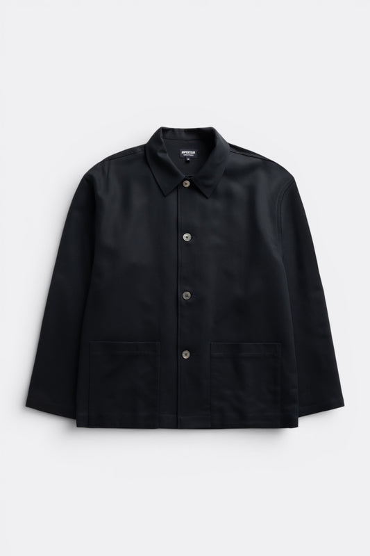 Arpenteur Veste Repos J Midnight | Double Cloth Coton Made in France | Edgar Bdx