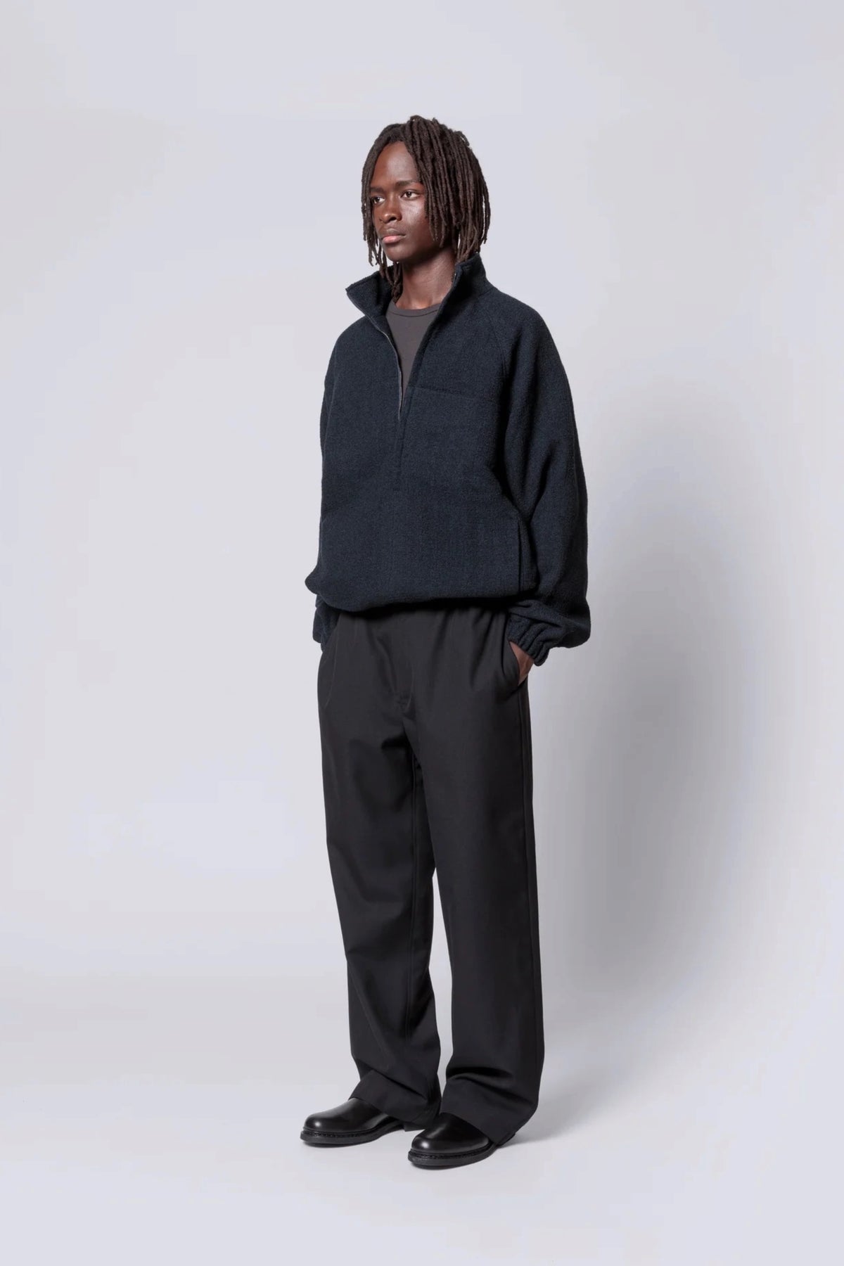 ARPENTEUR Repos P Black | Pantalon en laine | Edgar Bdx