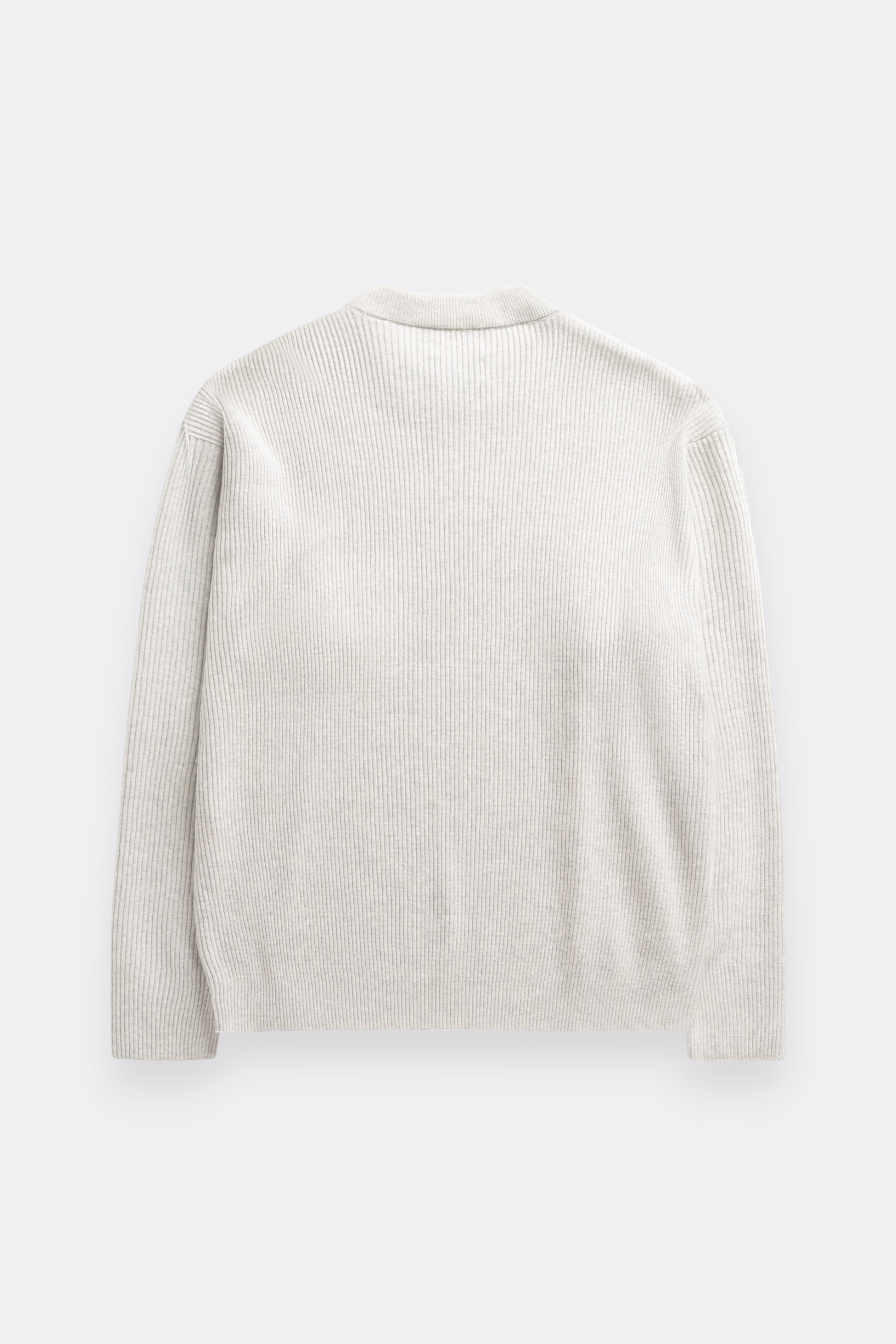 Arpenteur Standard Pale Grey | Pull Lin Coton Sans Couture Made in France | Edgar Bdx