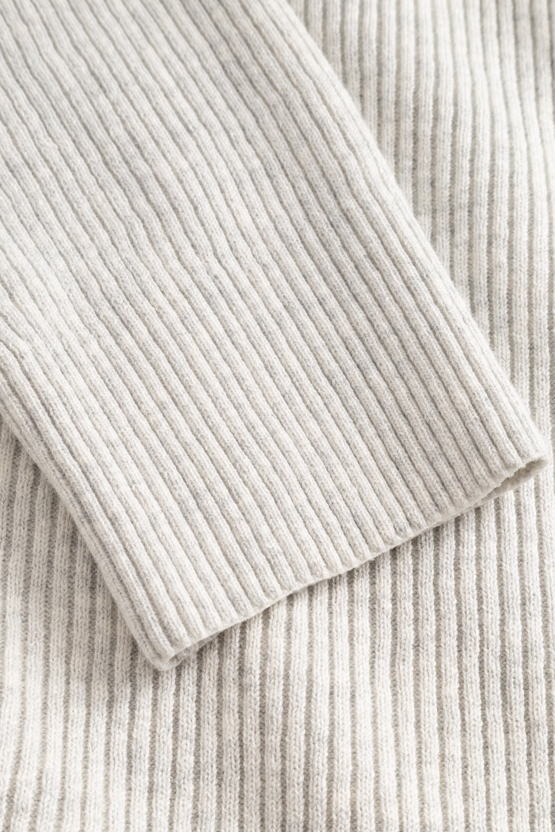 Arpenteur Standard Pale Grey | Pull Lin Coton Sans Couture Made in France | Edgar Bdx
