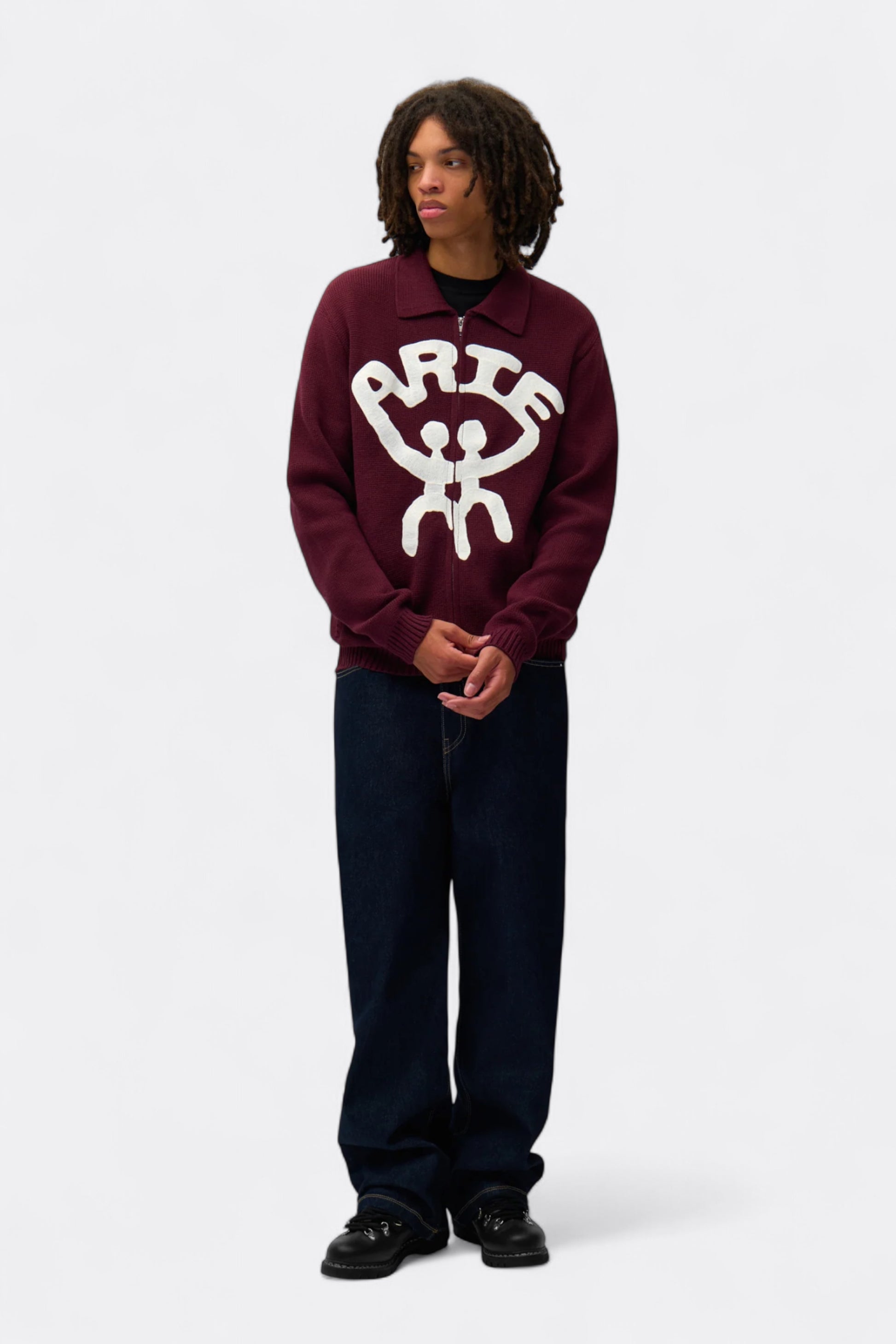 Arte - All Together Cardigan (Bordeaux)