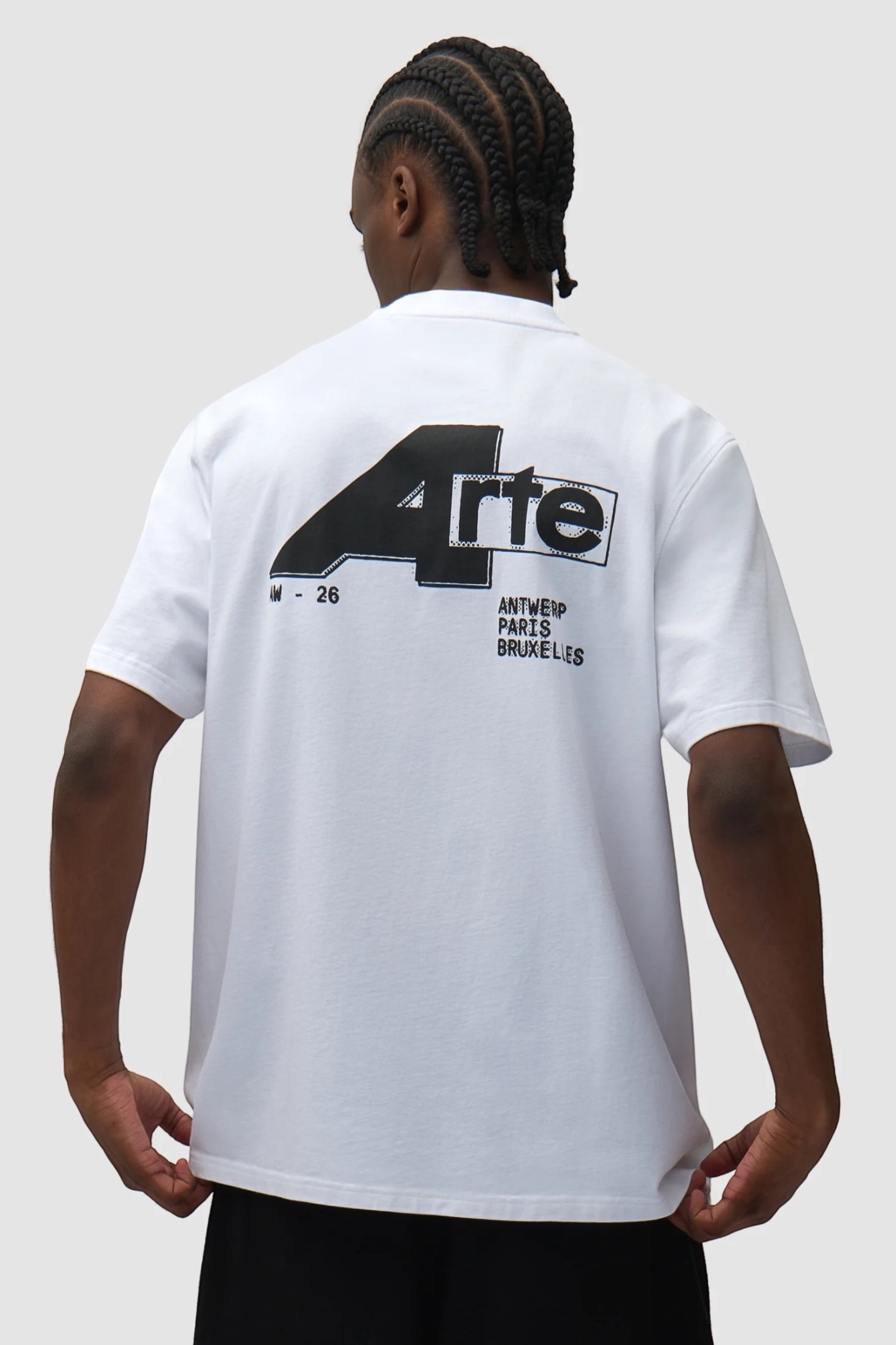 ARTE ANTWERP Big A T-Shirt White | T-Shirt Coton Premium | Edgar Bdx