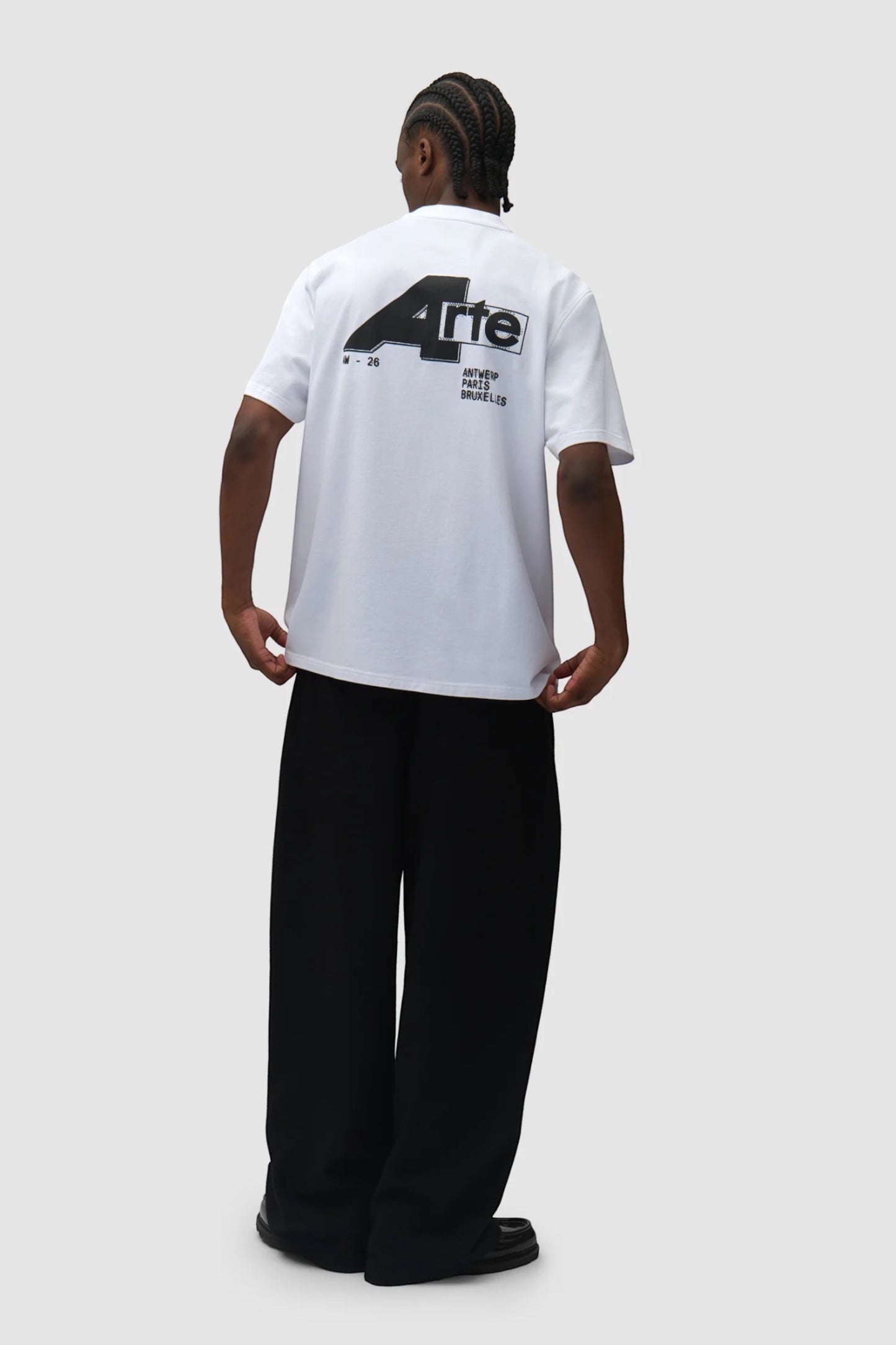 ARTE ANTWERP Big A T-Shirt White | T-Shirt Coton Premium | Edgar Bdx