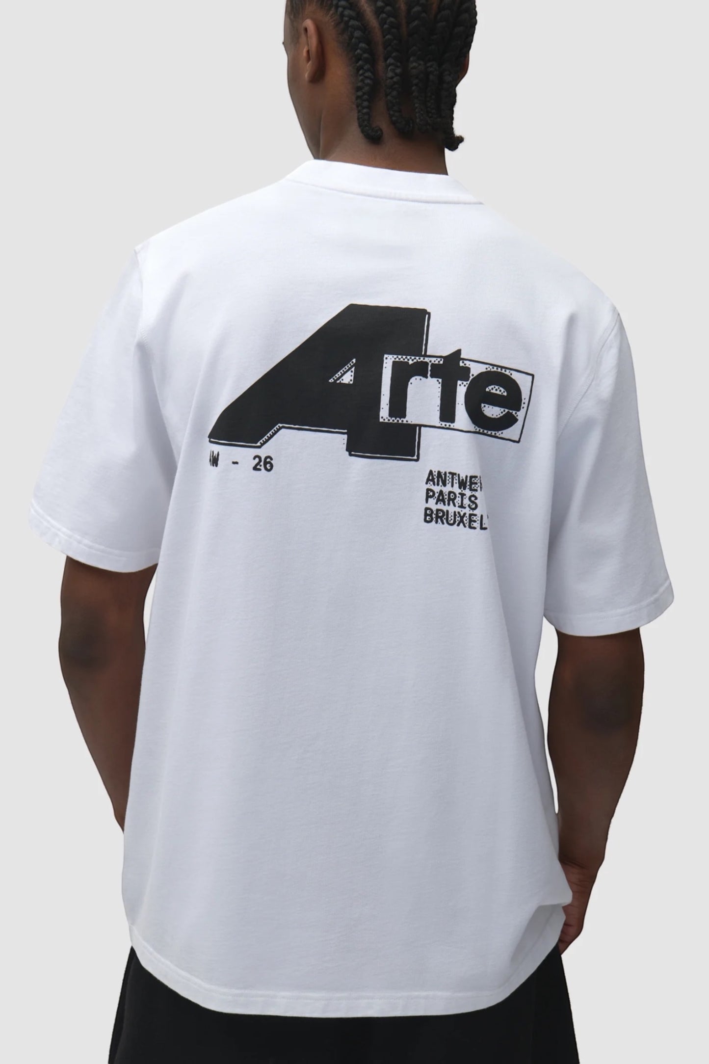 ARTE ANTWERP Big A T-Shirt White | T-Shirt Coton Premium | Edgar Bdx