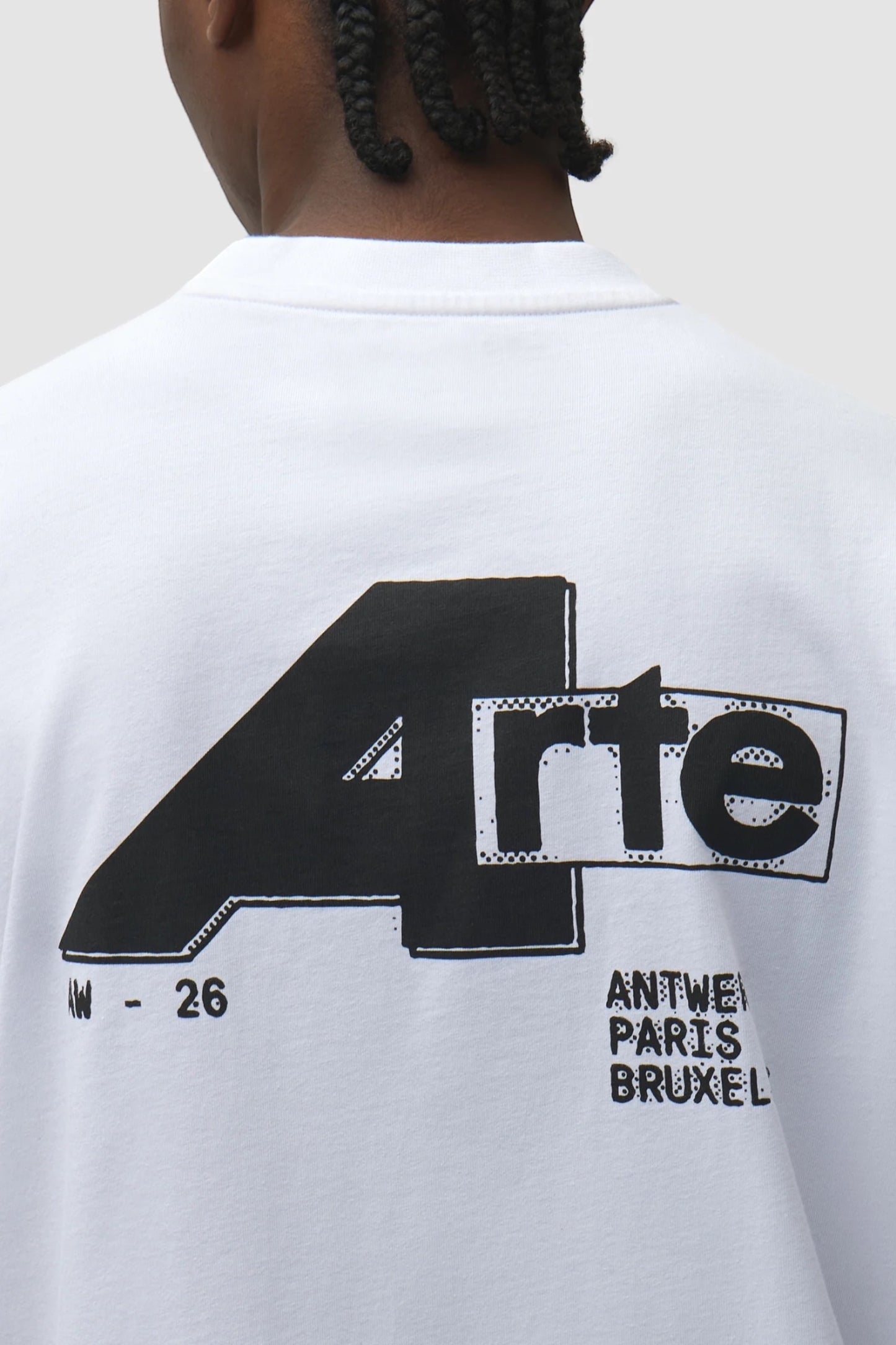 ARTE ANTWERP Big A T-Shirt White | T-Shirt Coton Premium | Edgar Bdx