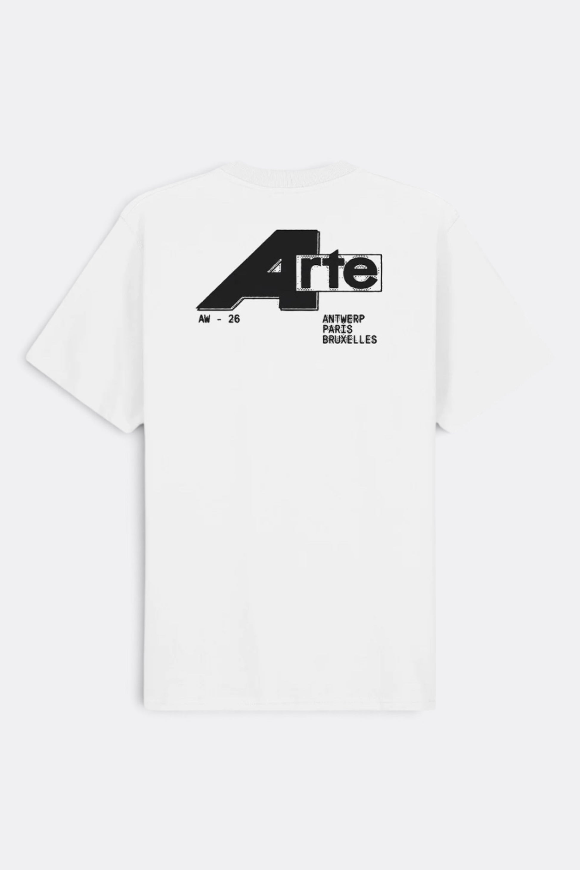 ARTE ANTWERP Big A T-Shirt White | T-Shirt Coton Premium | Edgar Bdx