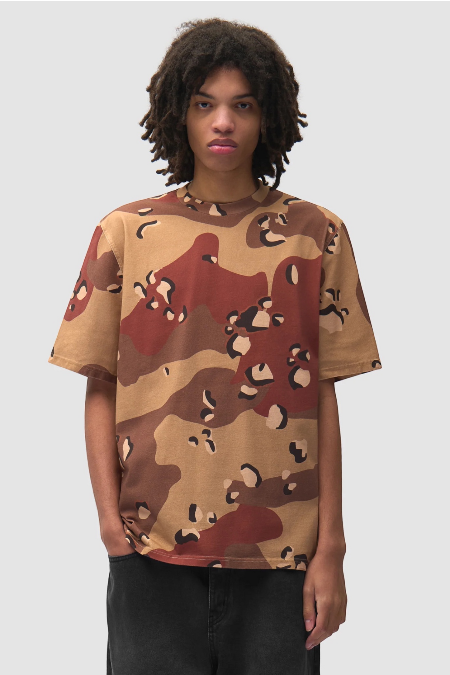 ARTE ANTWERP Camo Composition T-Shirt Allover Print | T-Shirt Coton Premium | Edgar Bdx