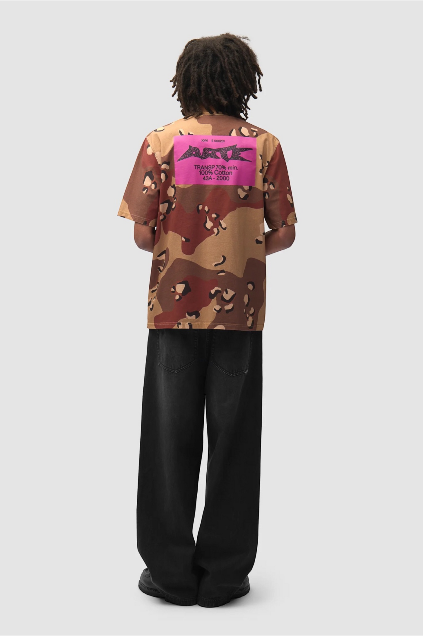 ARTE ANTWERP Camo Composition T-Shirt Allover Print | T-Shirt Coton Premium | Edgar Bdx