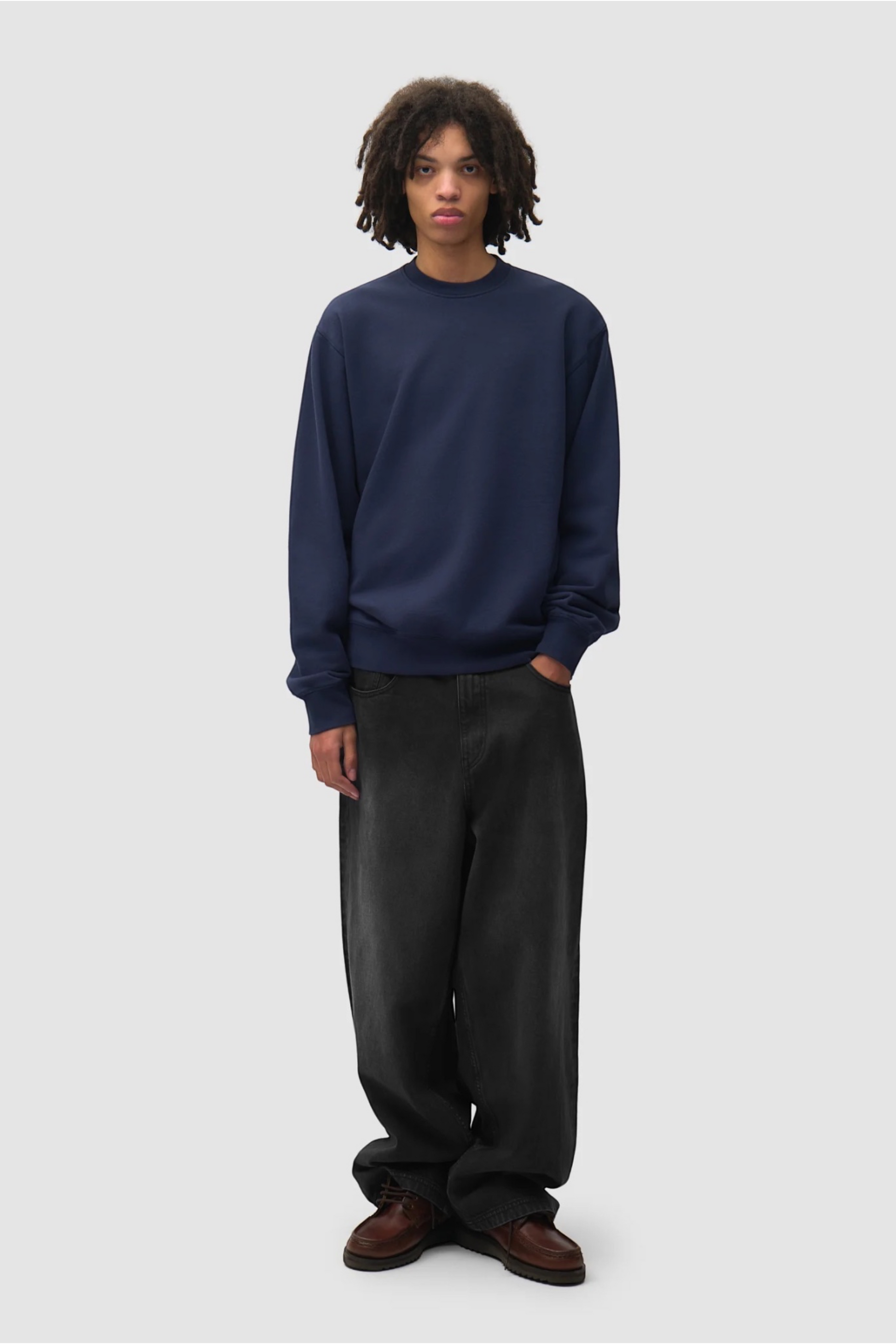 ARTE ANTWERP City Crewneck Navy | Sweat Coton Premium | Edgar Bdx