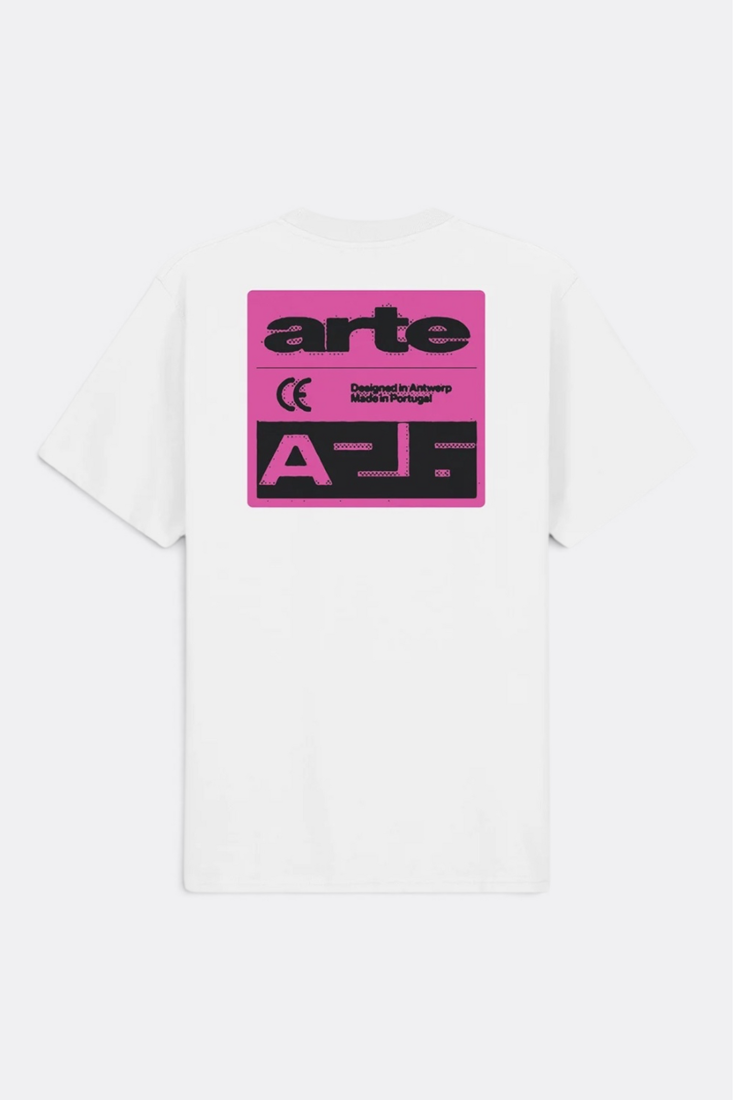 ARTE ANTWERP Pink Serial T-Shirt White | T-Shirt Coton Premium | Edgar Bdx