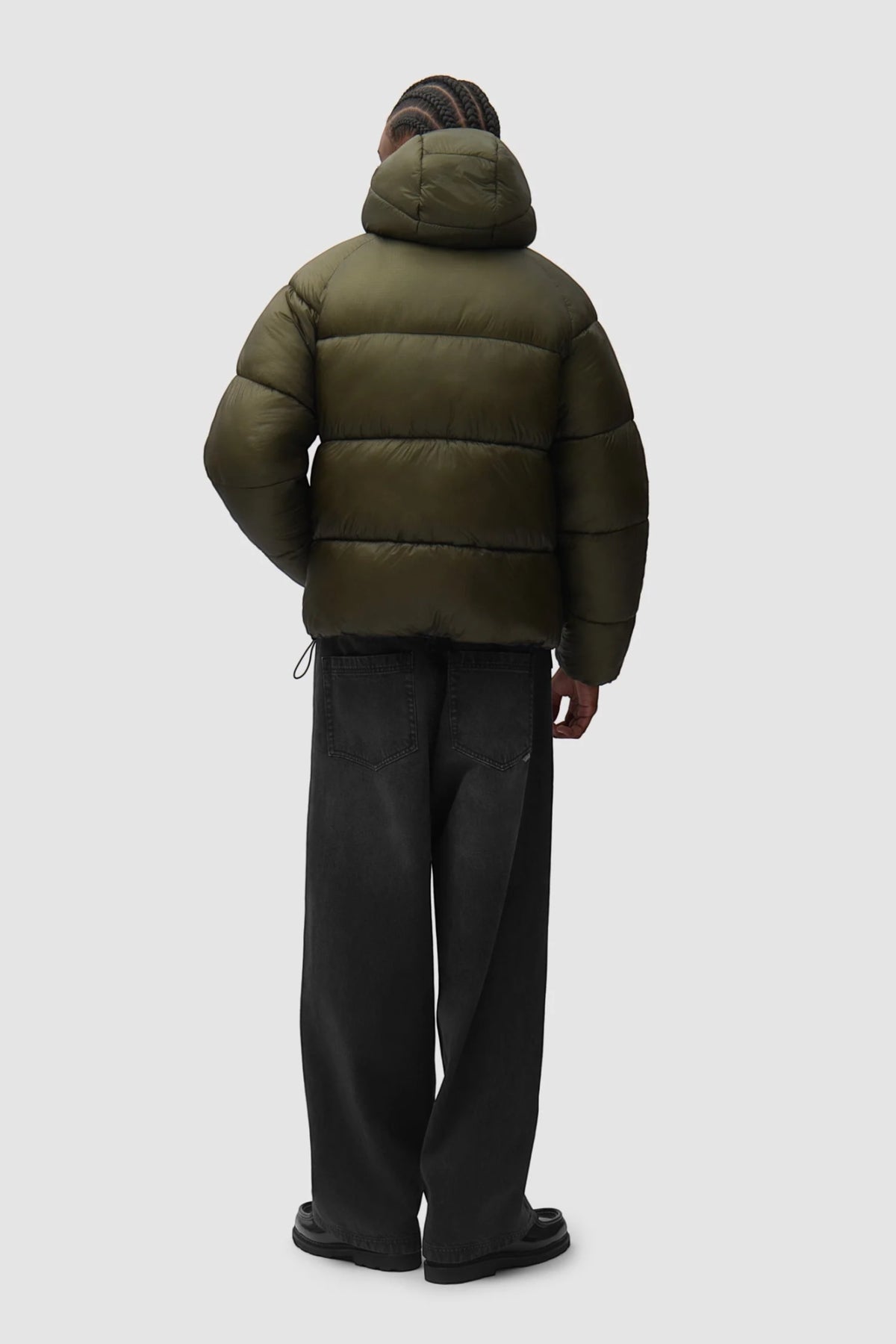 ARTE ANTWERP Ripstop Hooded Puffer Green | Edgar Bdx