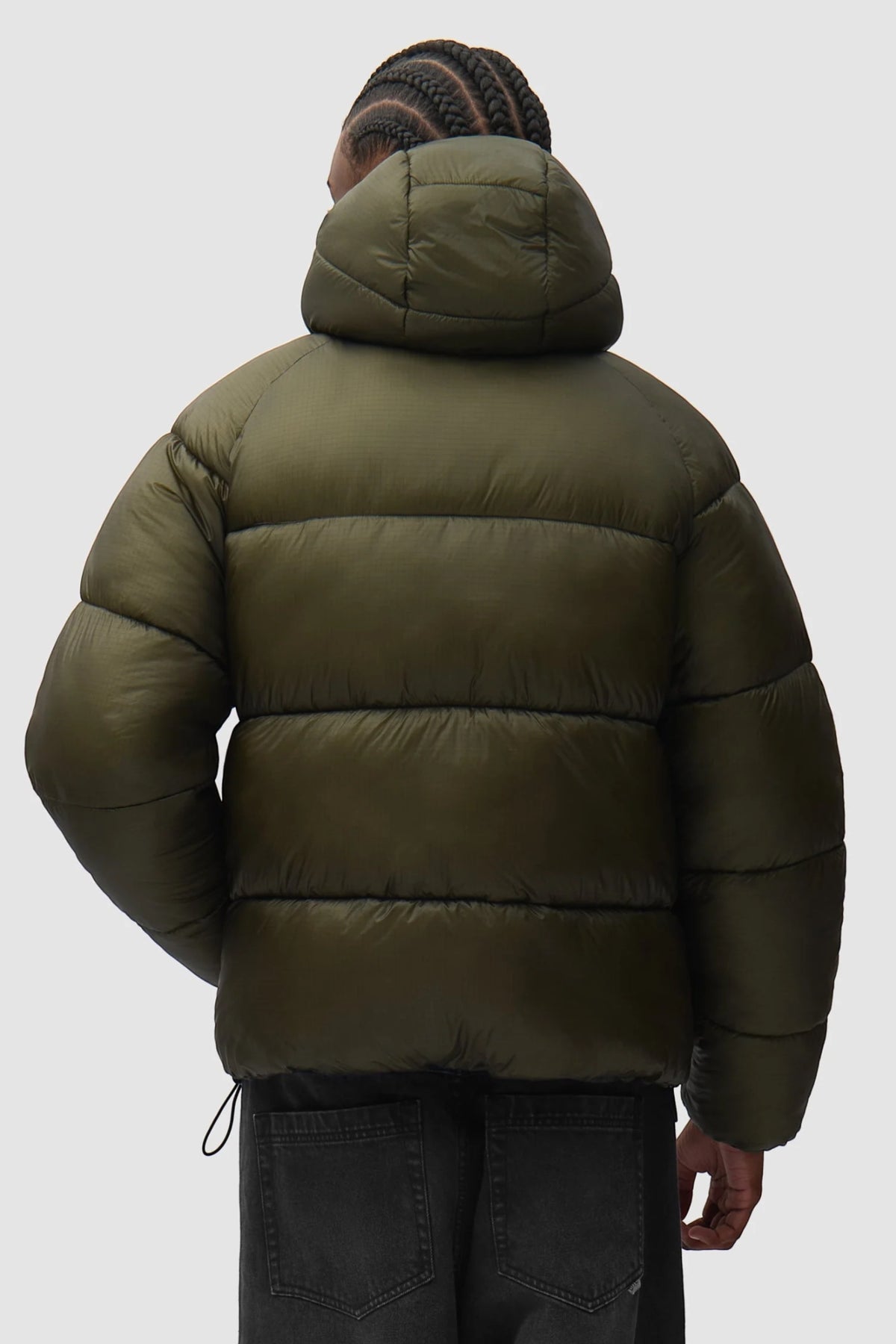 ARTE ANTWERP Ripstop Hooded Puffer Green | Edgar Bdx