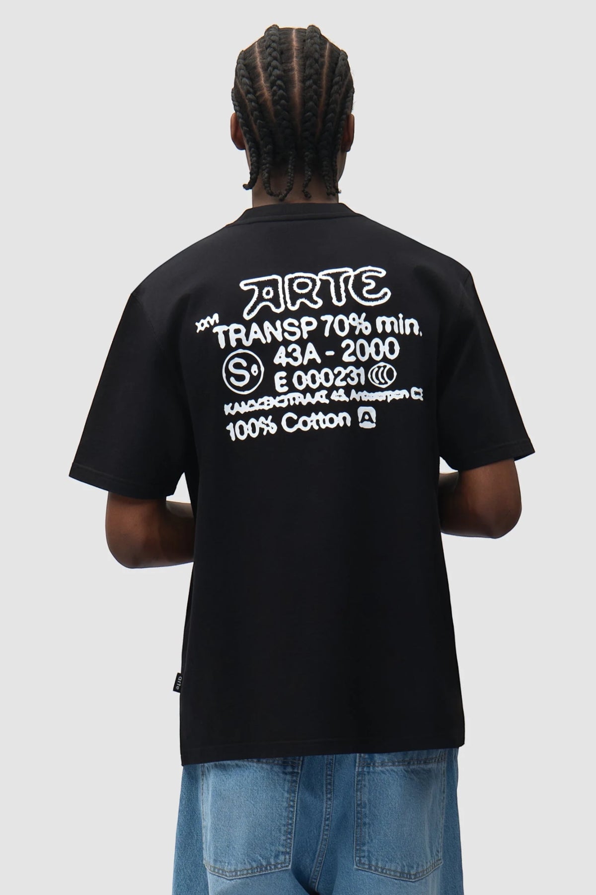 ARTE ANTWERP Serial Stamp T-Shirt Black | Edgar Bdx