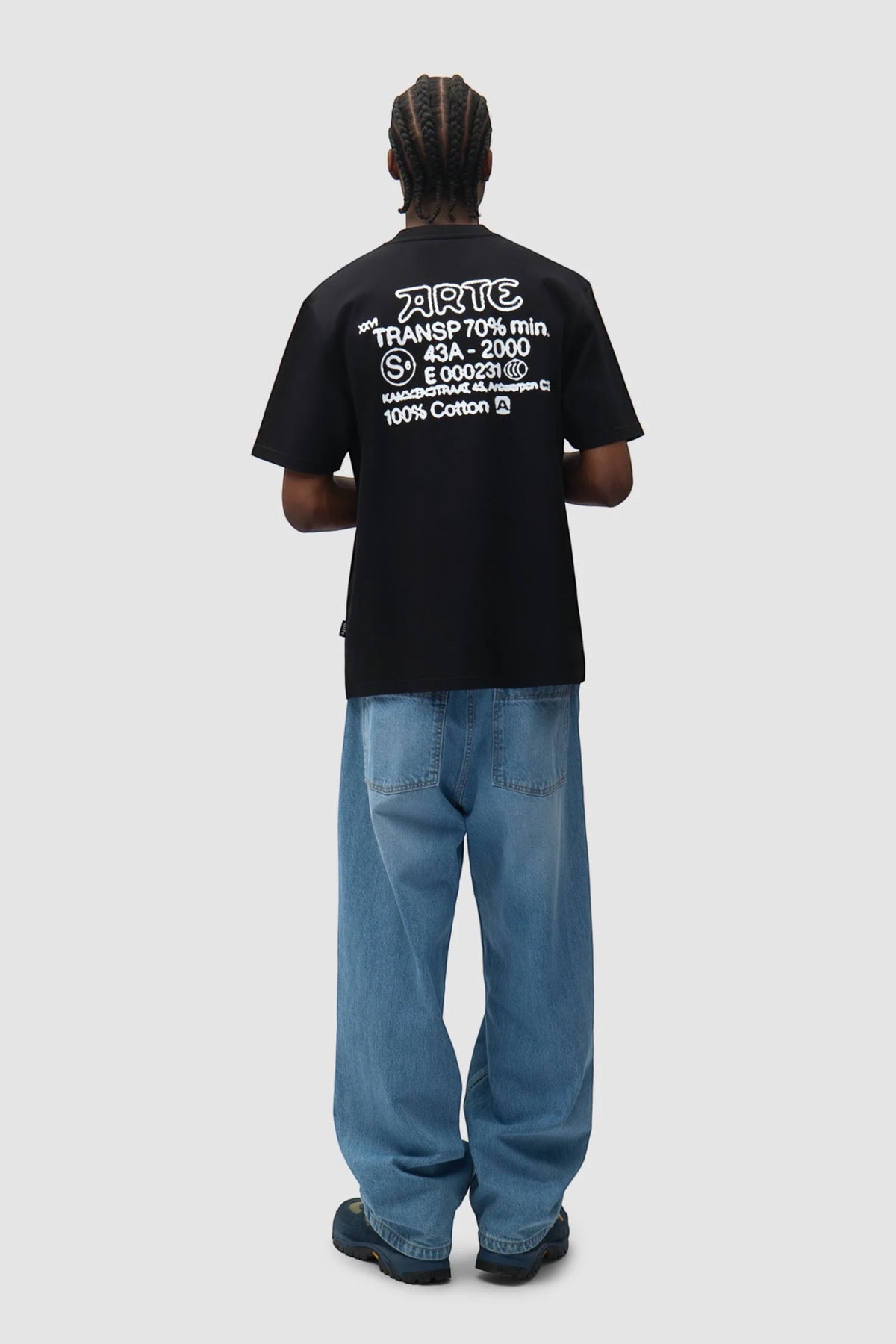 ARTE ANTWERP Serial Stamp T-Shirt Black | Edgar Bdx