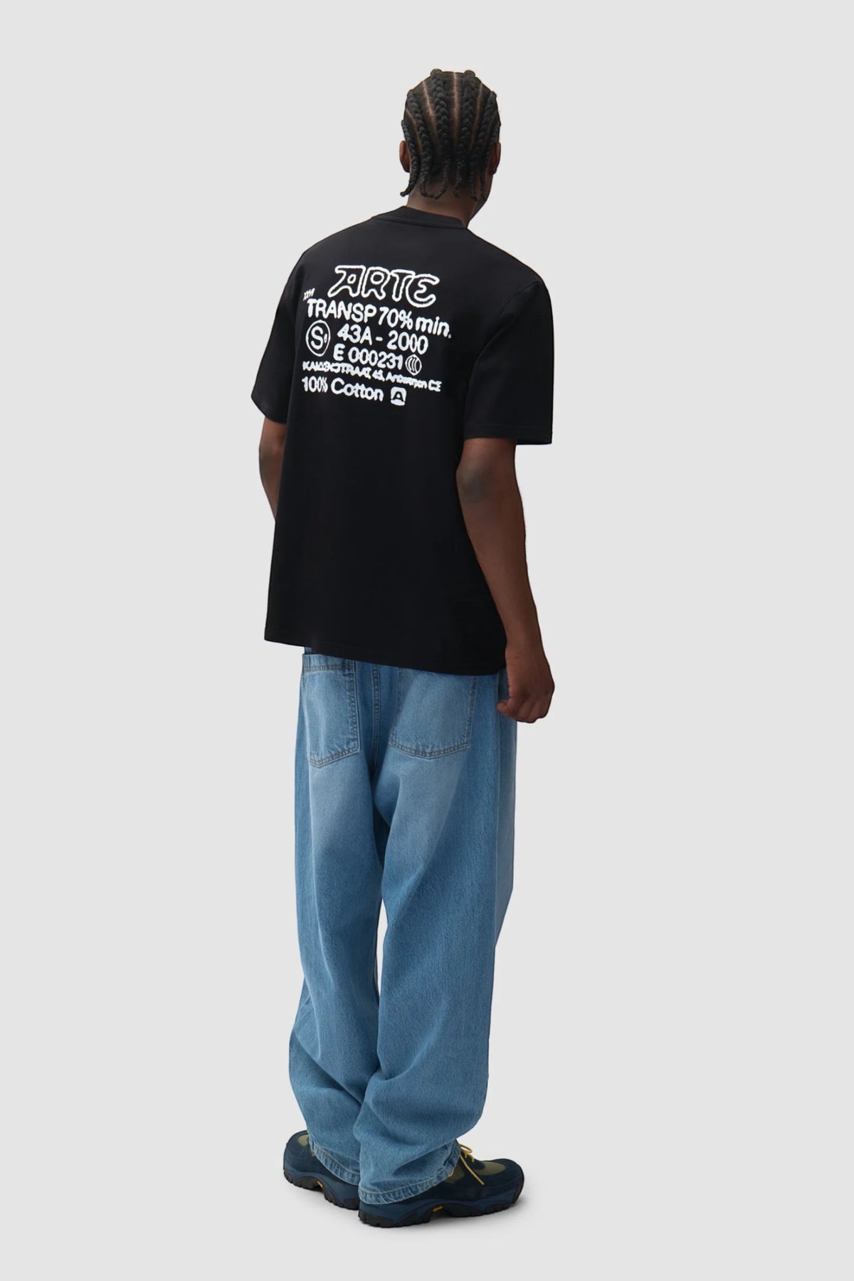 ARTE ANTWERP Serial Stamp T-Shirt Black | Edgar Bdx