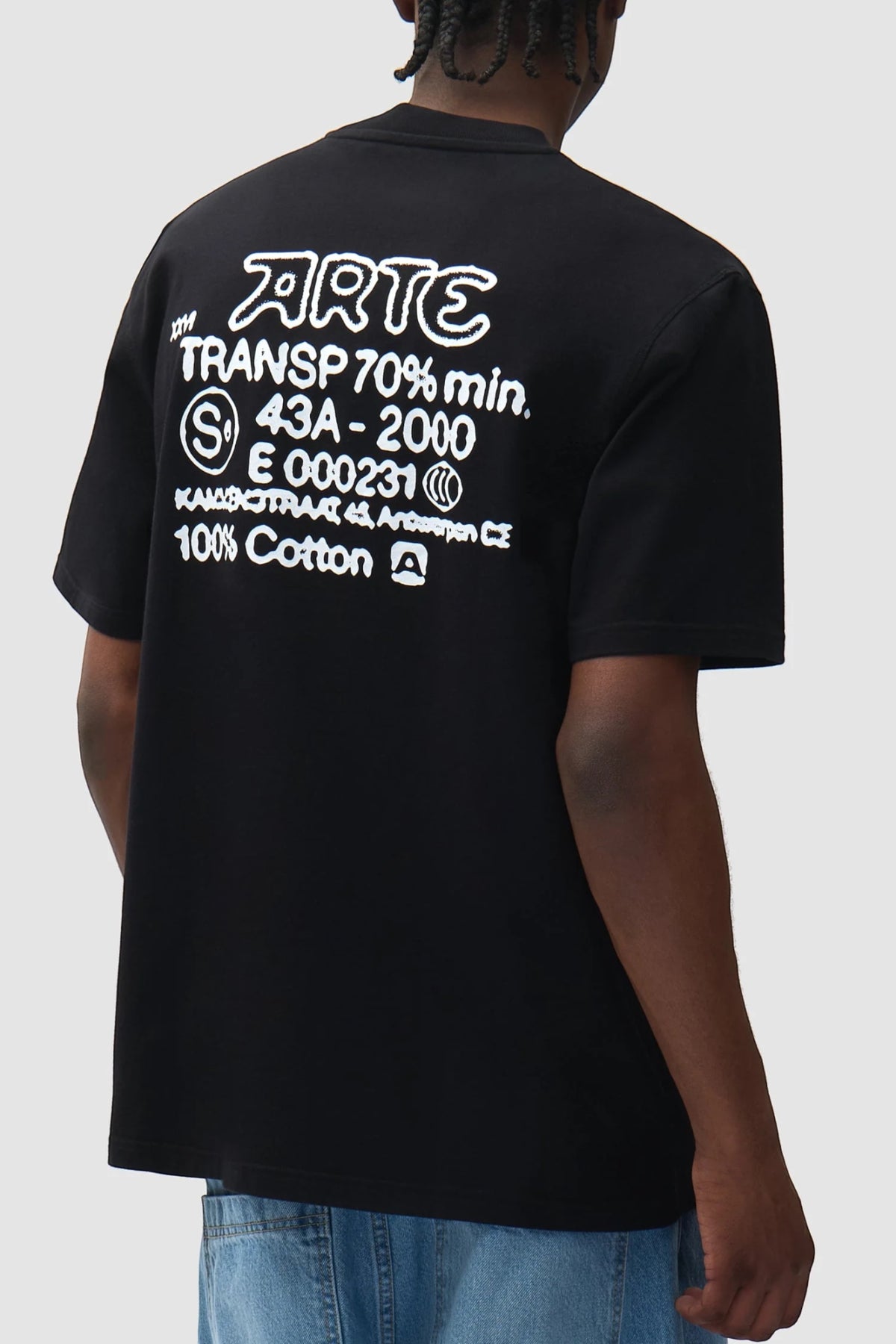 ARTE ANTWERP Serial Stamp T-Shirt Black | Edgar Bdx