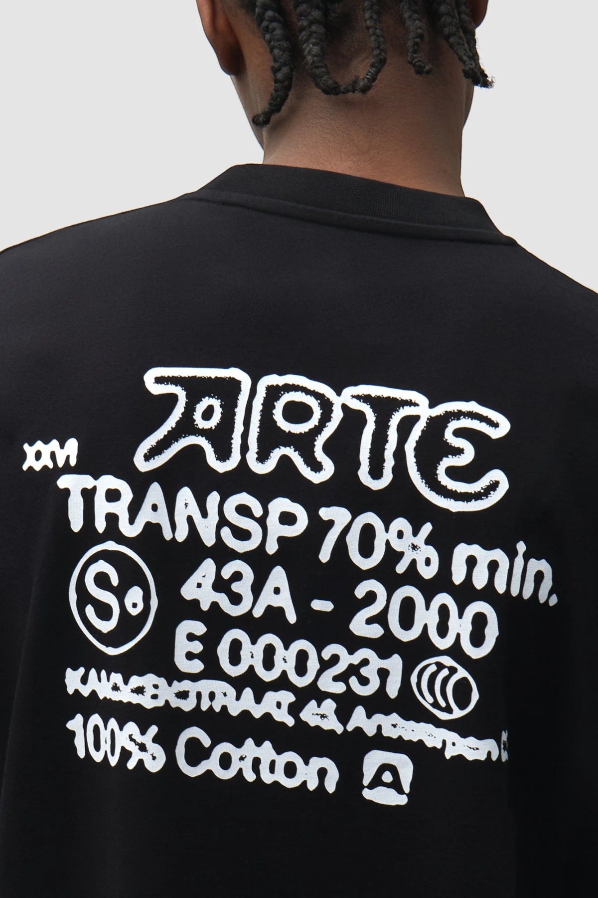 ARTE ANTWERP Serial Stamp T-Shirt Black | Edgar Bdx