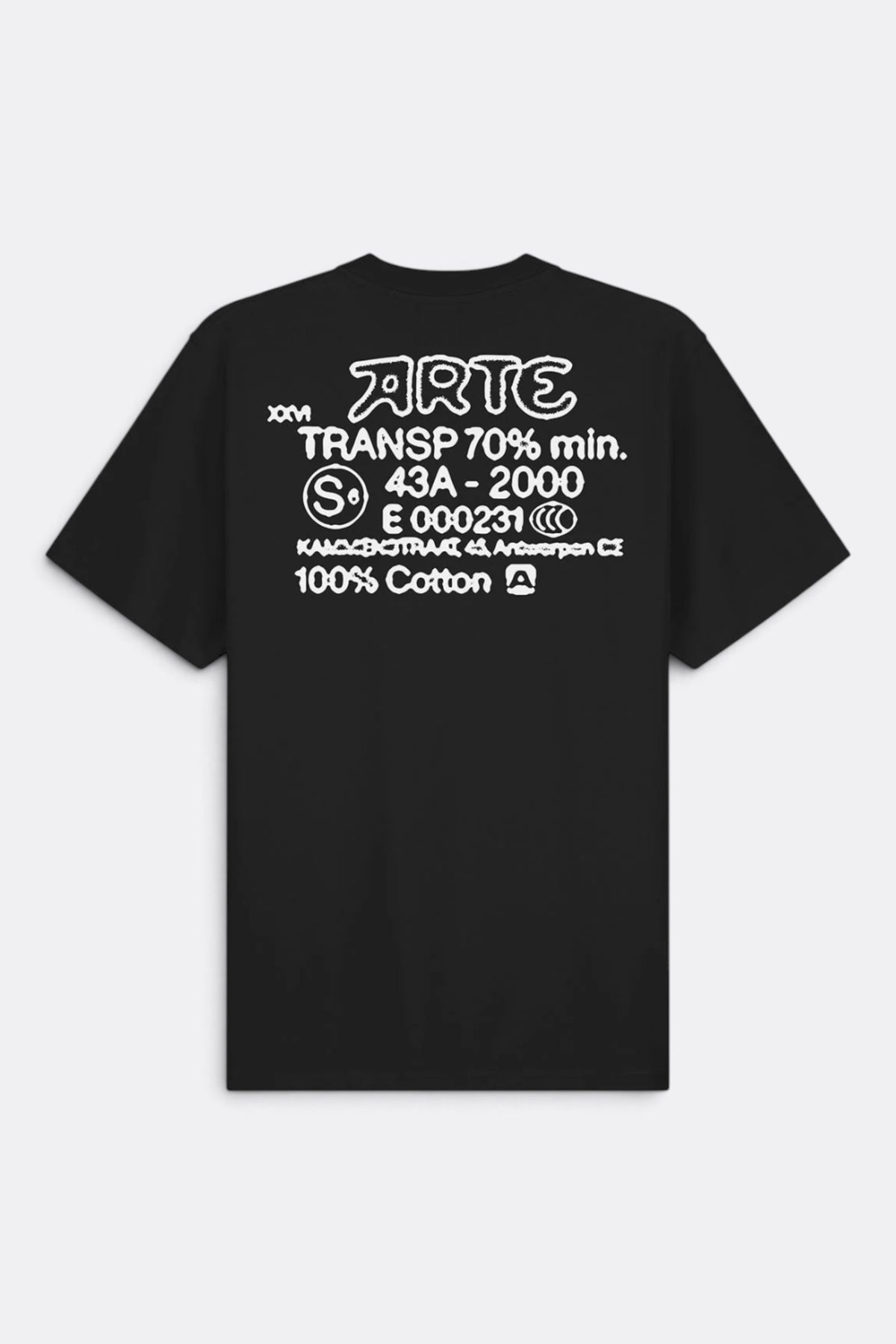 ARTE ANTWERP Serial Stamp T-Shirt Black | Edgar Bdx